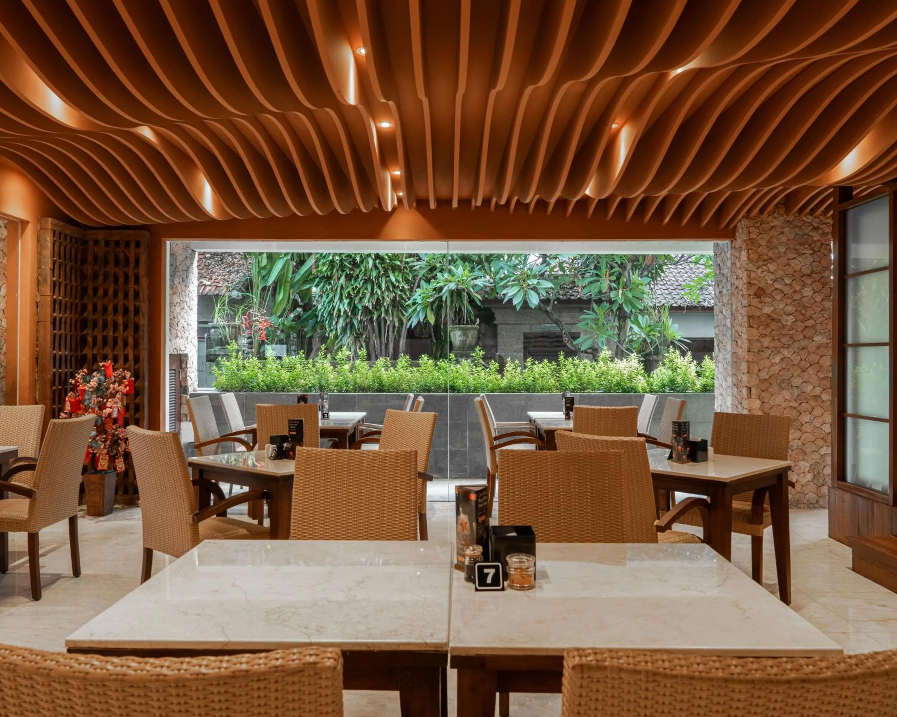 Restaurant/places to eat in Kuta Angel Hotel