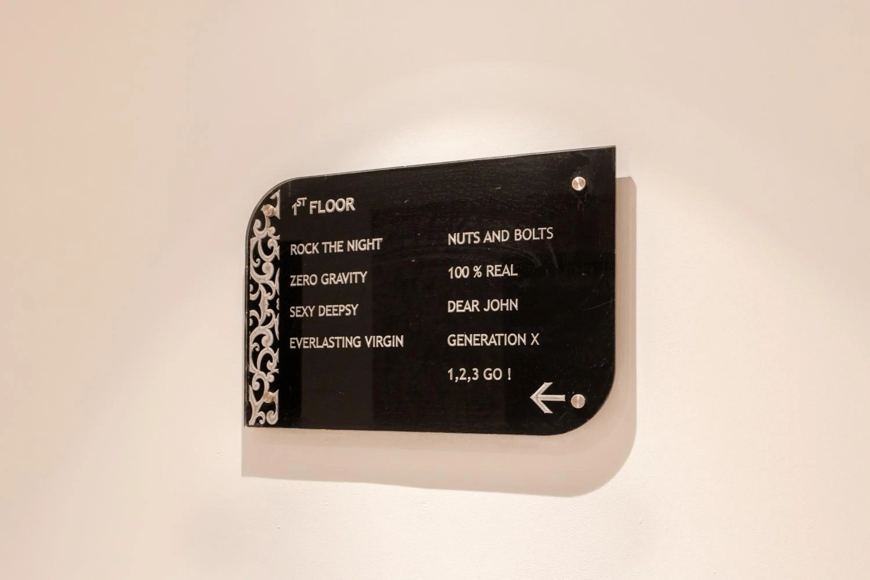 Text overlay in Kuta Angel Hotel