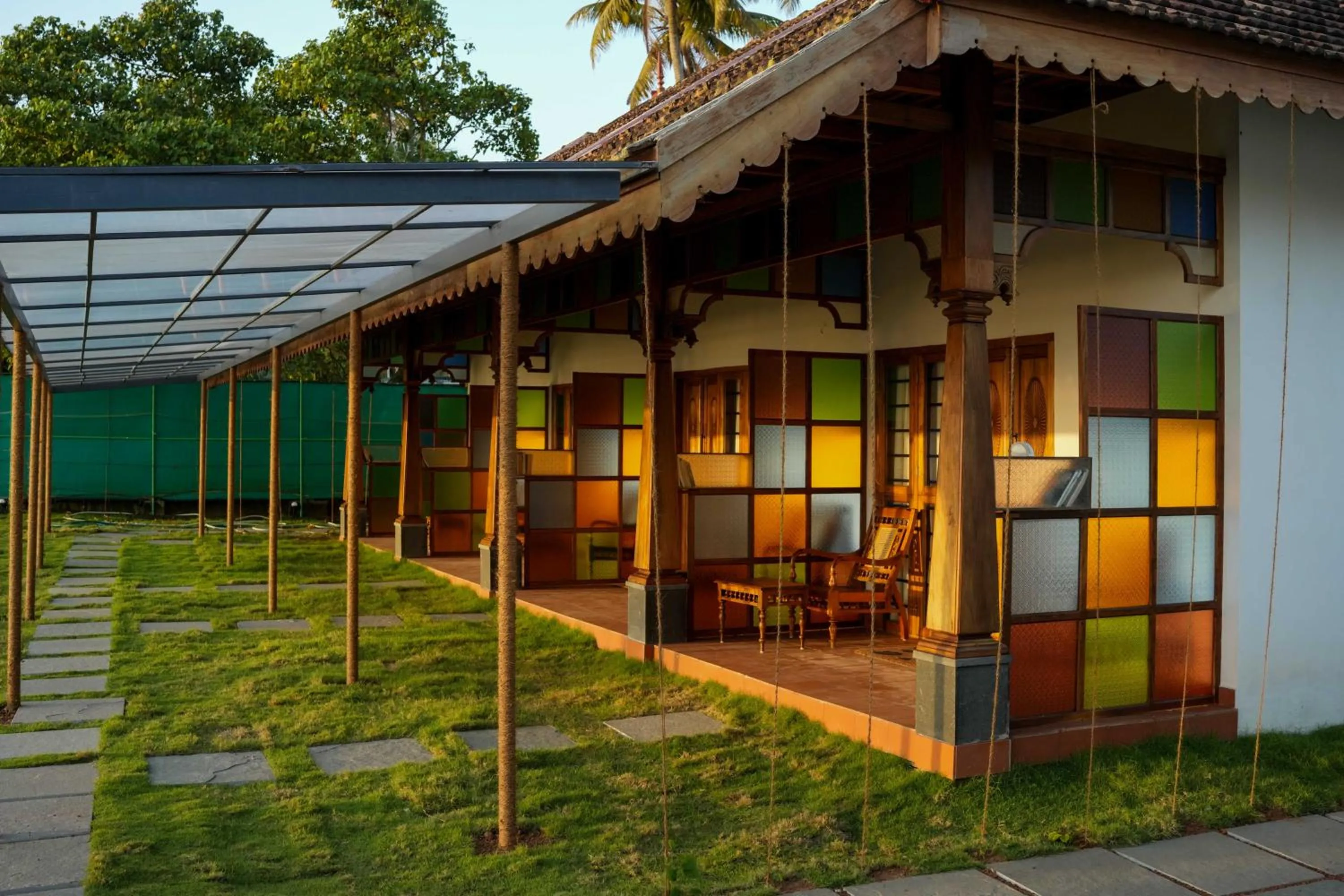 Patio in Ragas - Marari Beach Villa By Perfect Stays