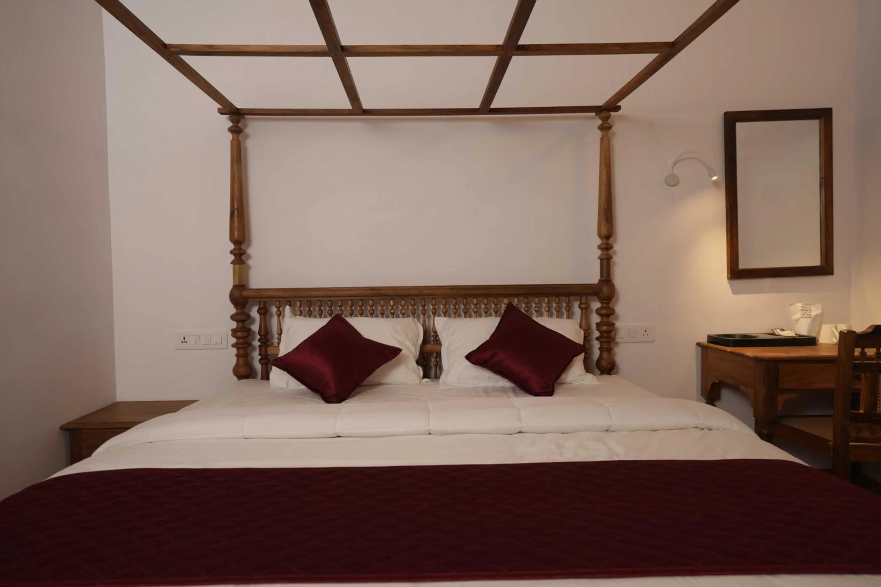 Bed in Ragas - Marari Beach Villa By Perfect Stays