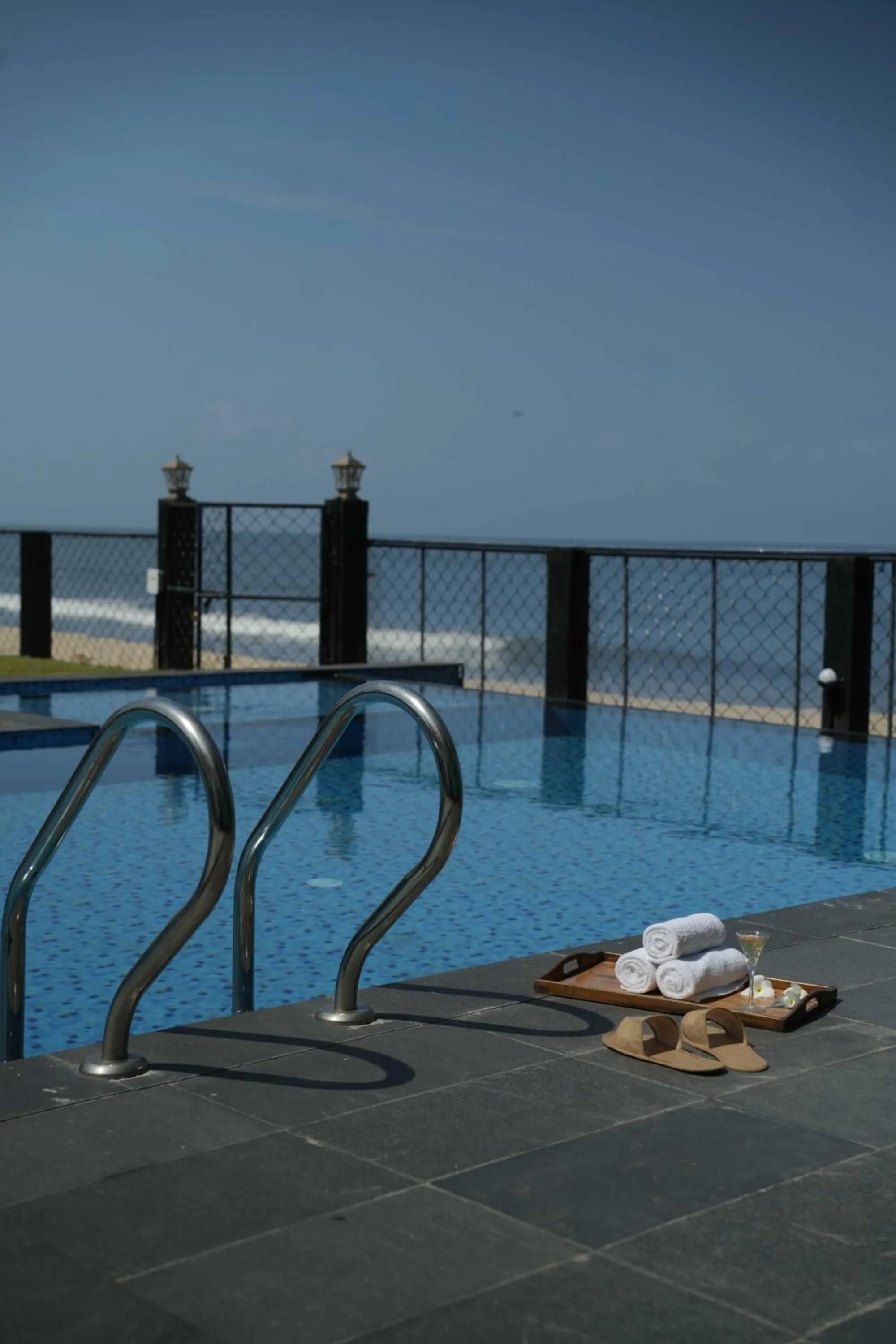 Swimming pool in Ragas - Marari Beach Villa By Perfect Stays