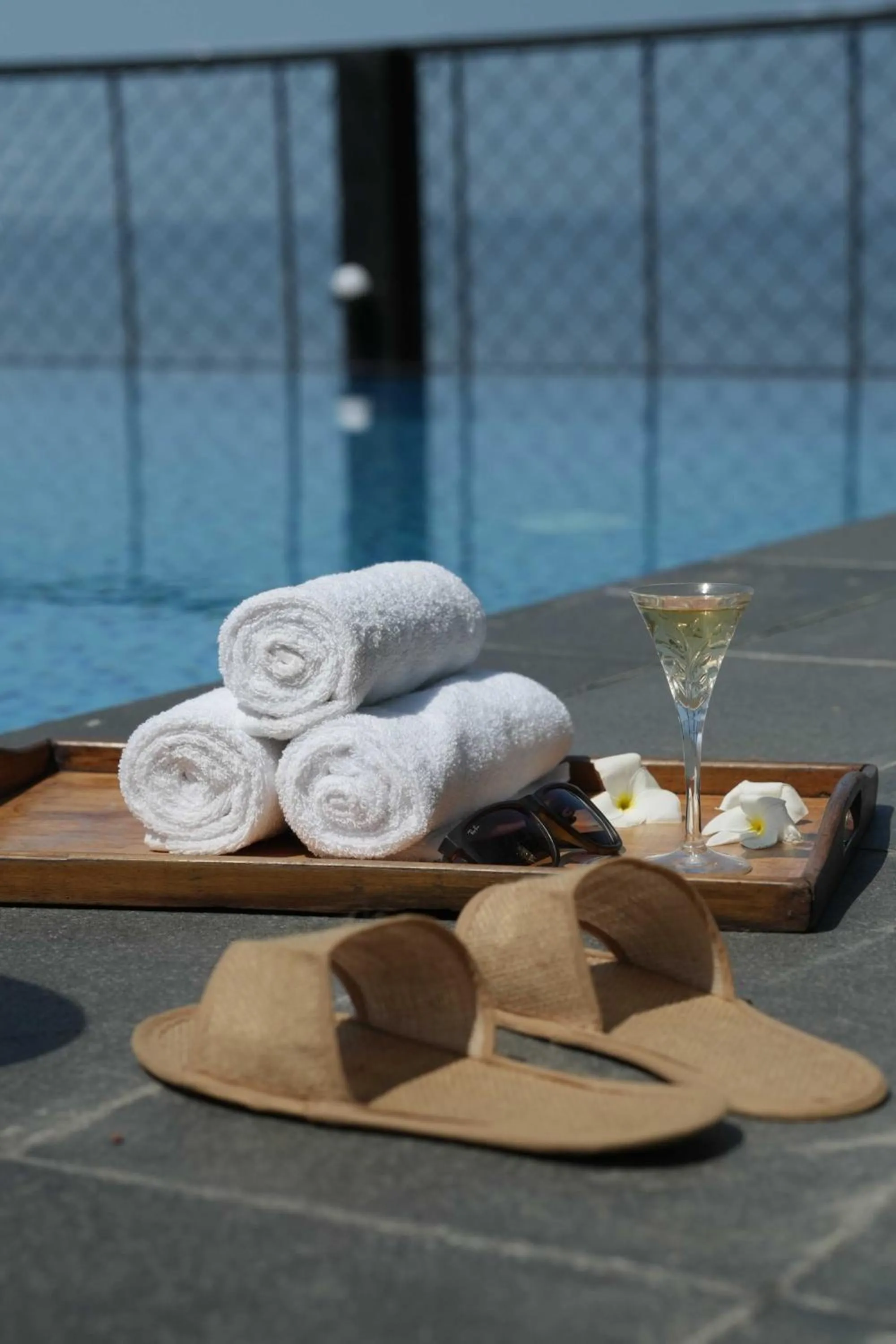 Pool view in Ragas - Marari Beach Villa By Perfect Stays