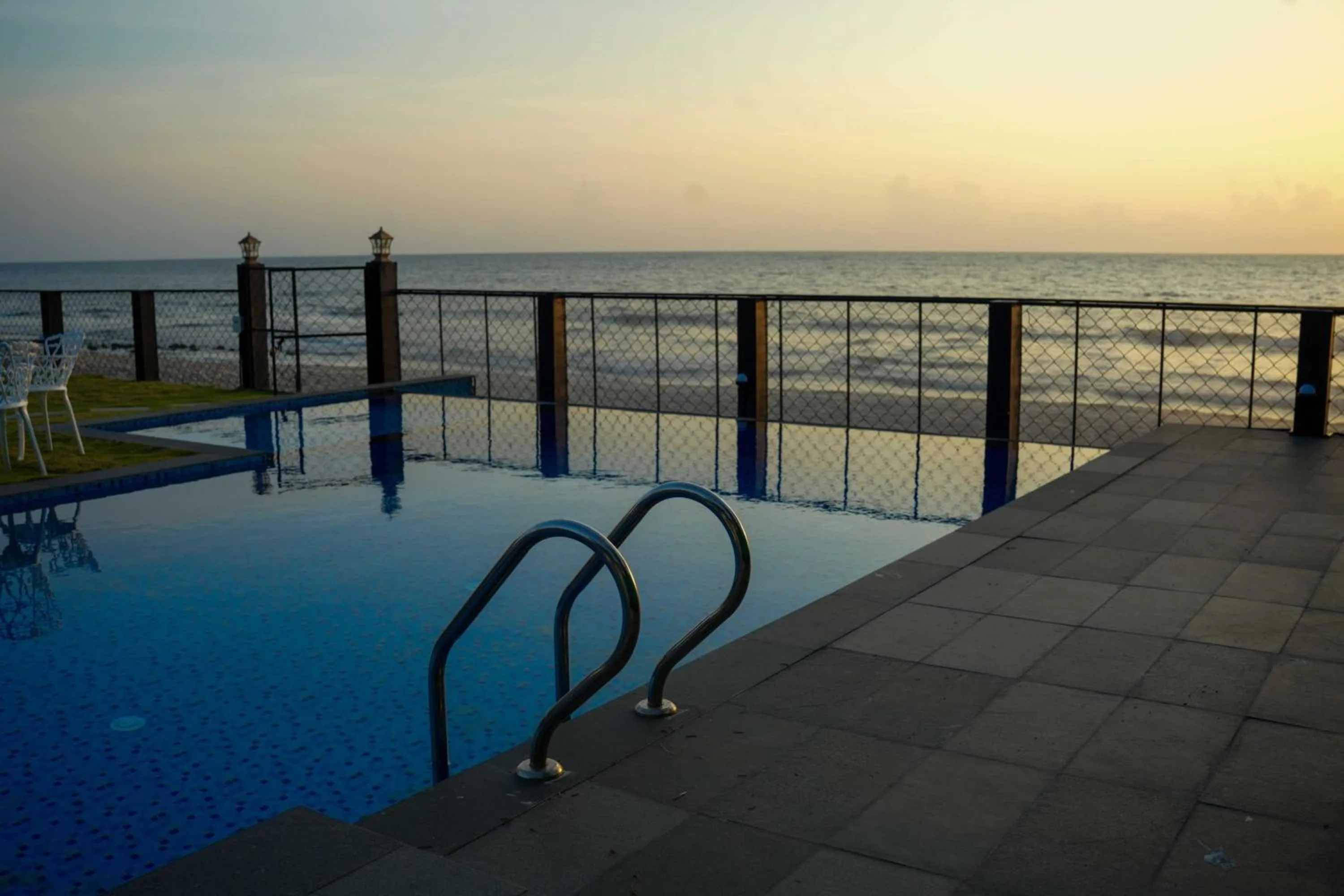 Pool view in Ragas - Marari Beach Villa By Perfect Stays