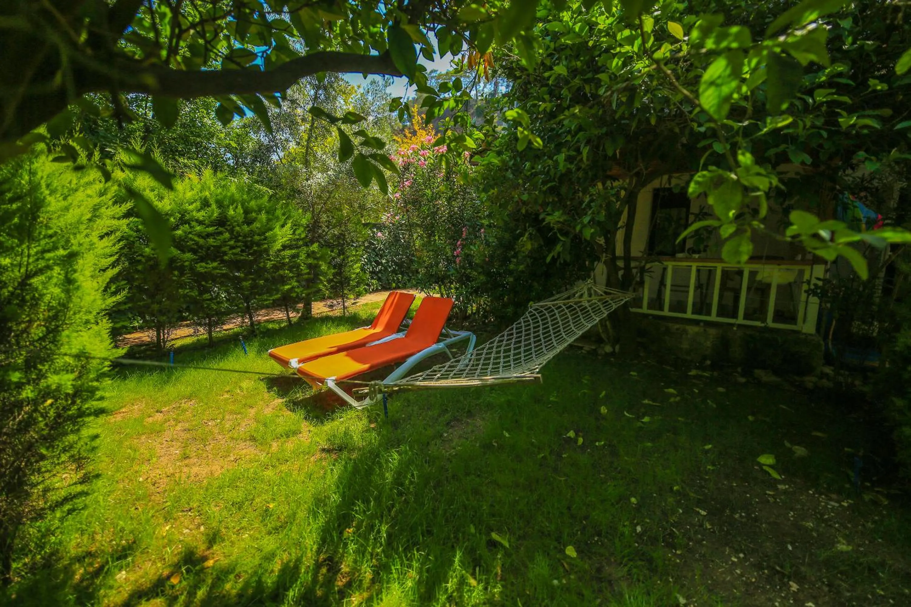 sunbed in Villa Zeytin