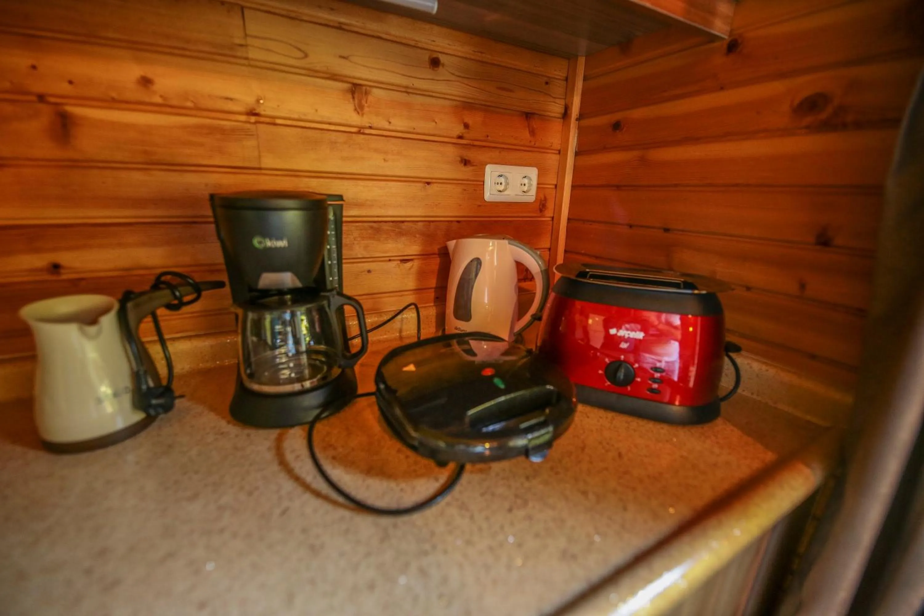 Communal kitchen in Villa Zeytin
