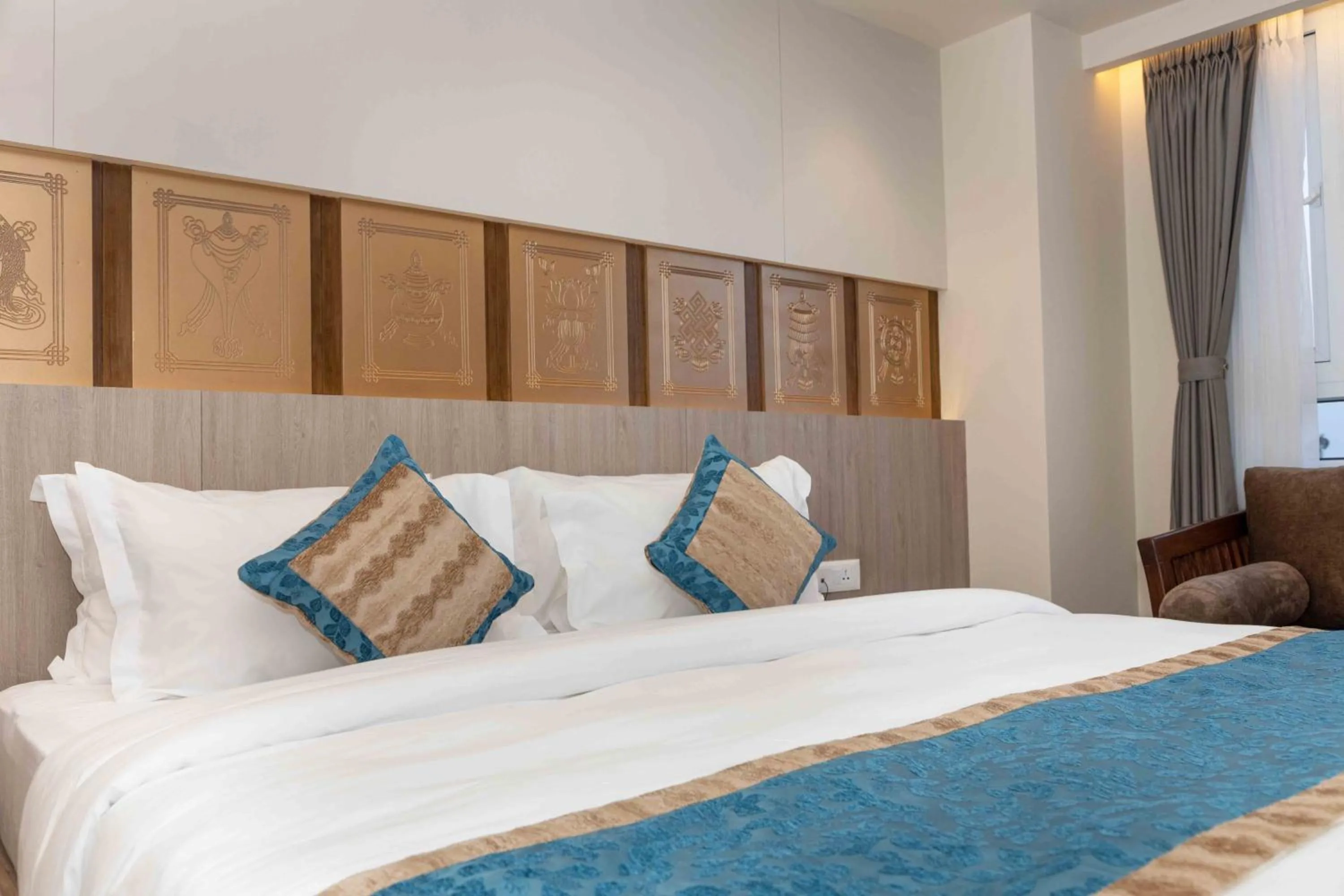 Bedroom, Bed in Shuvatara Suites & Spa, Thamel