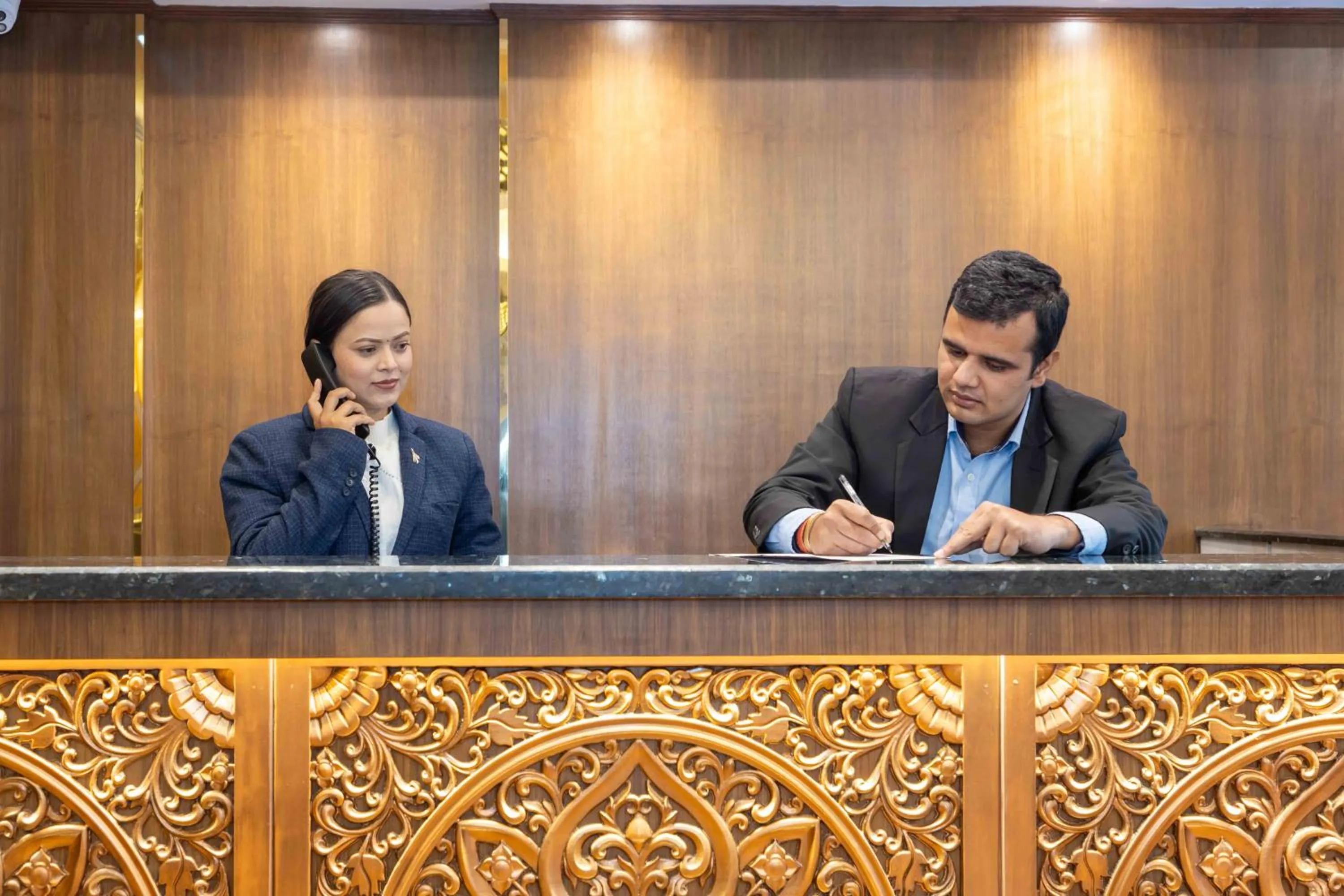 Lobby or reception in Shuvatara Suites & Spa, Thamel