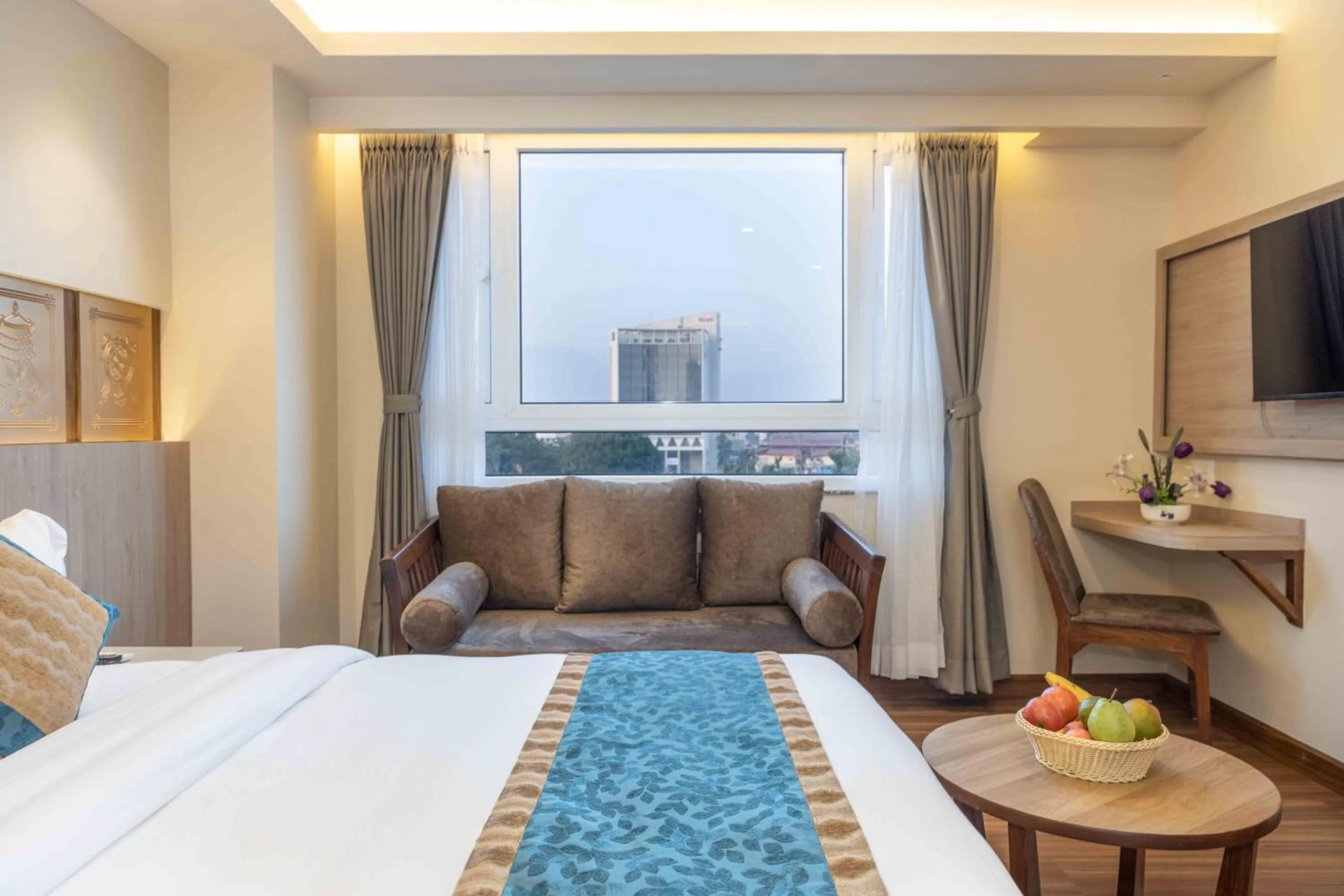 Photo of the whole room, Bed in Shuvatara Suites & Spa, Thamel