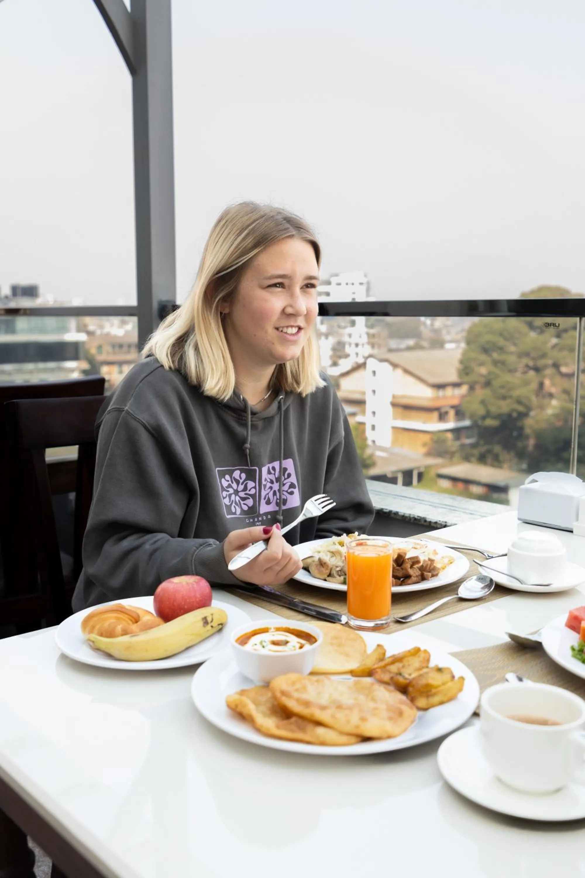 Breakfast in Shuvatara Suites & Spa, Thamel