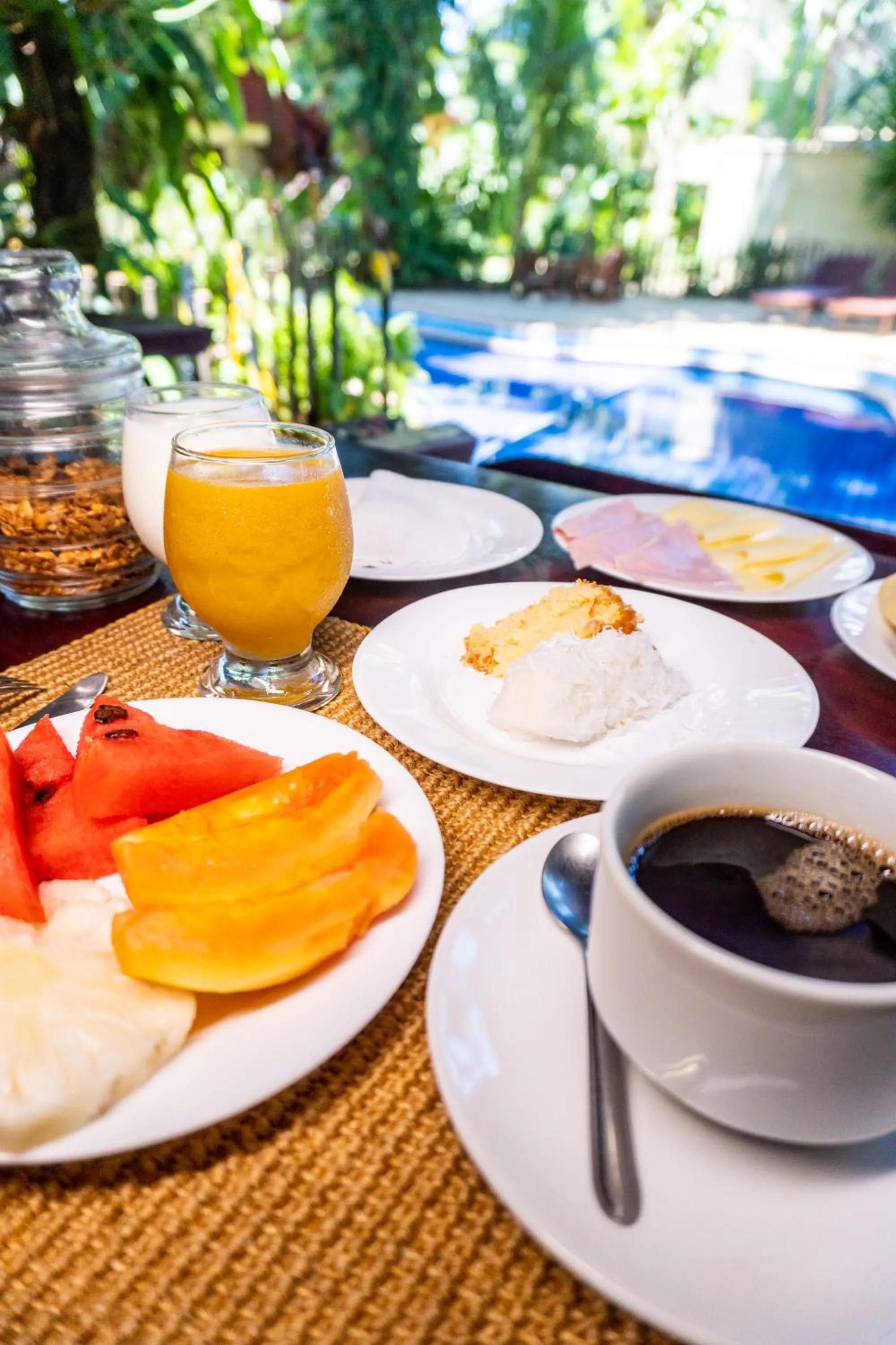Breakfast in Pousada Maré Alta