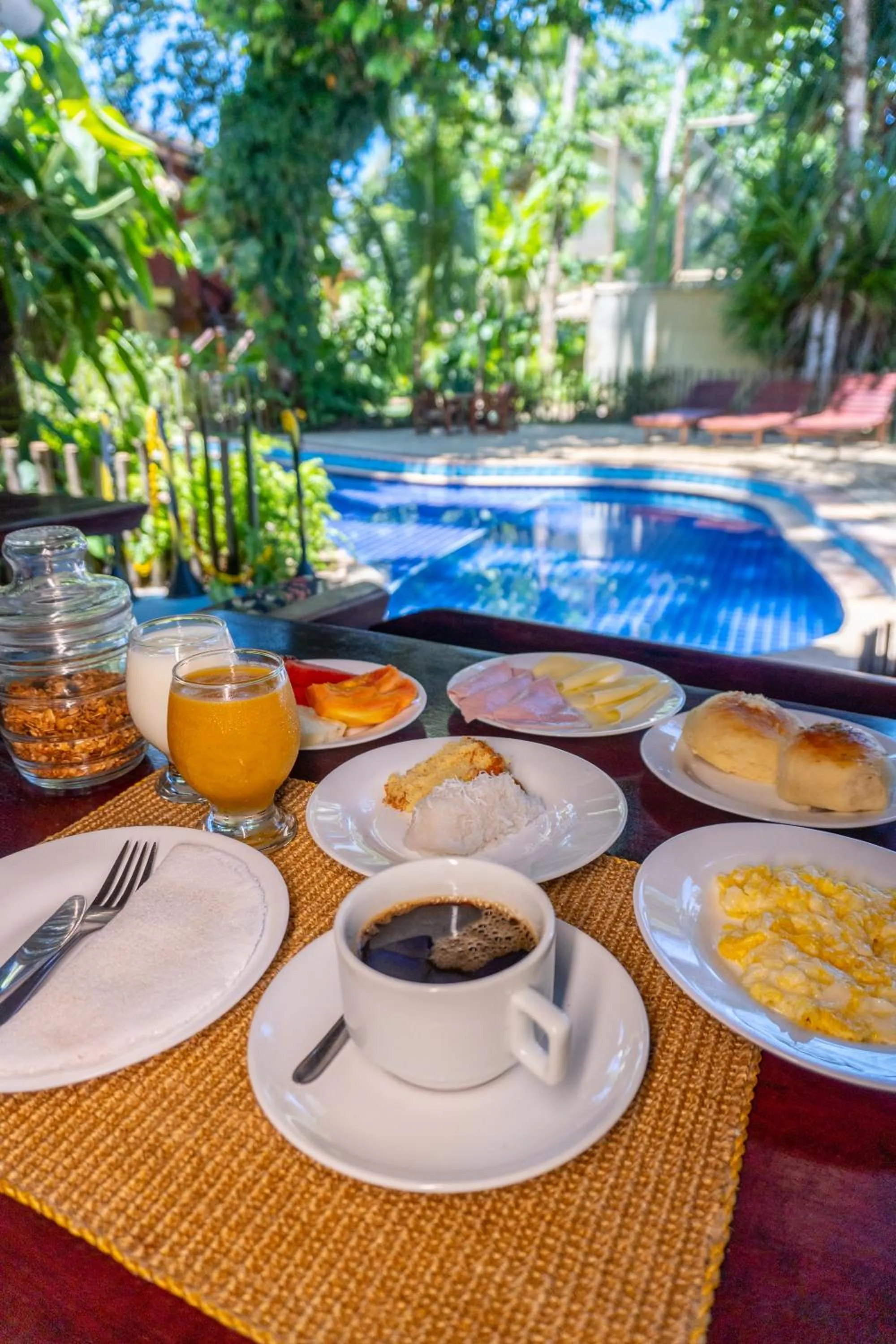 Breakfast in Pousada Maré Alta