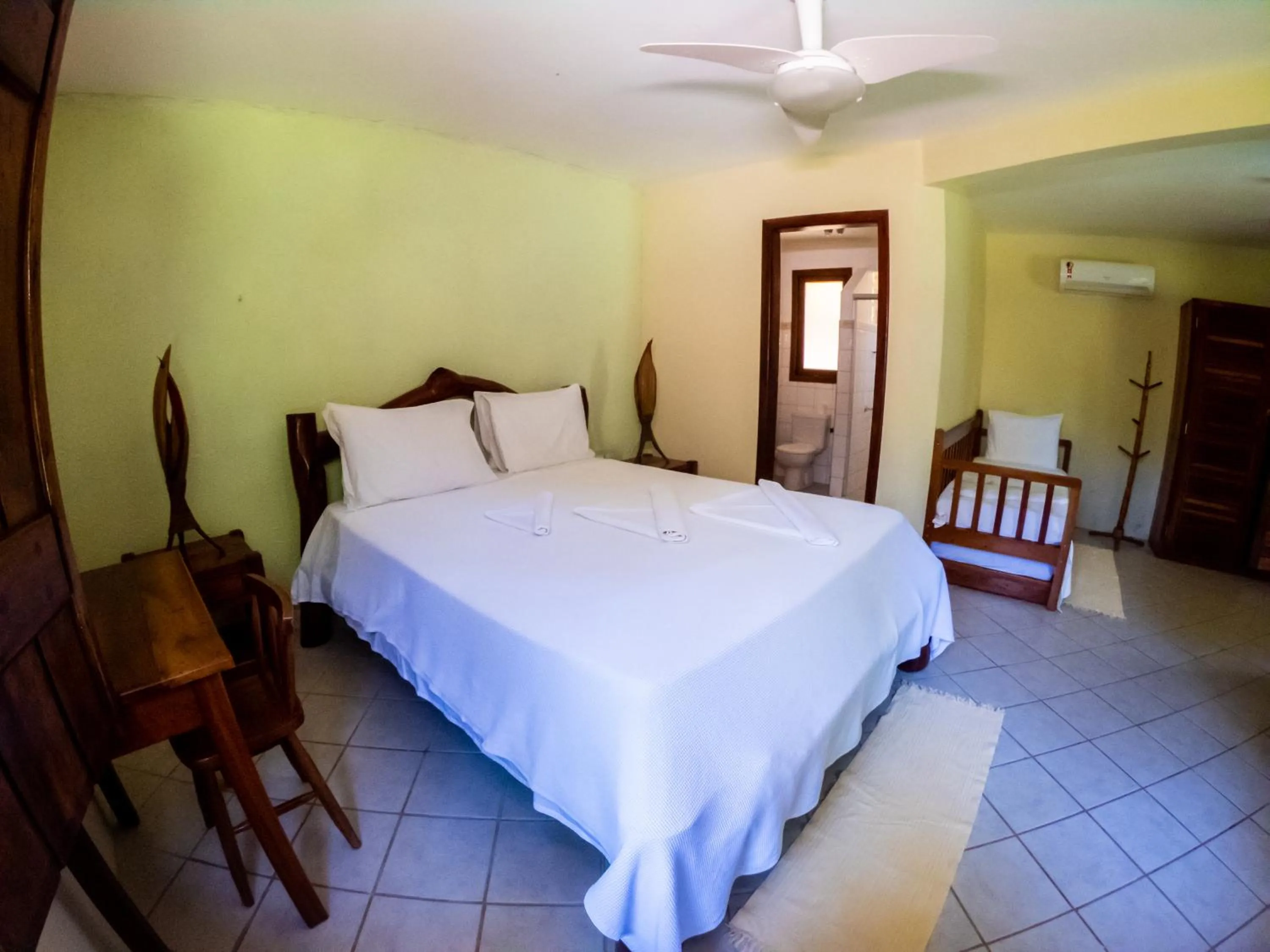 Bed in Pousada Maré Alta