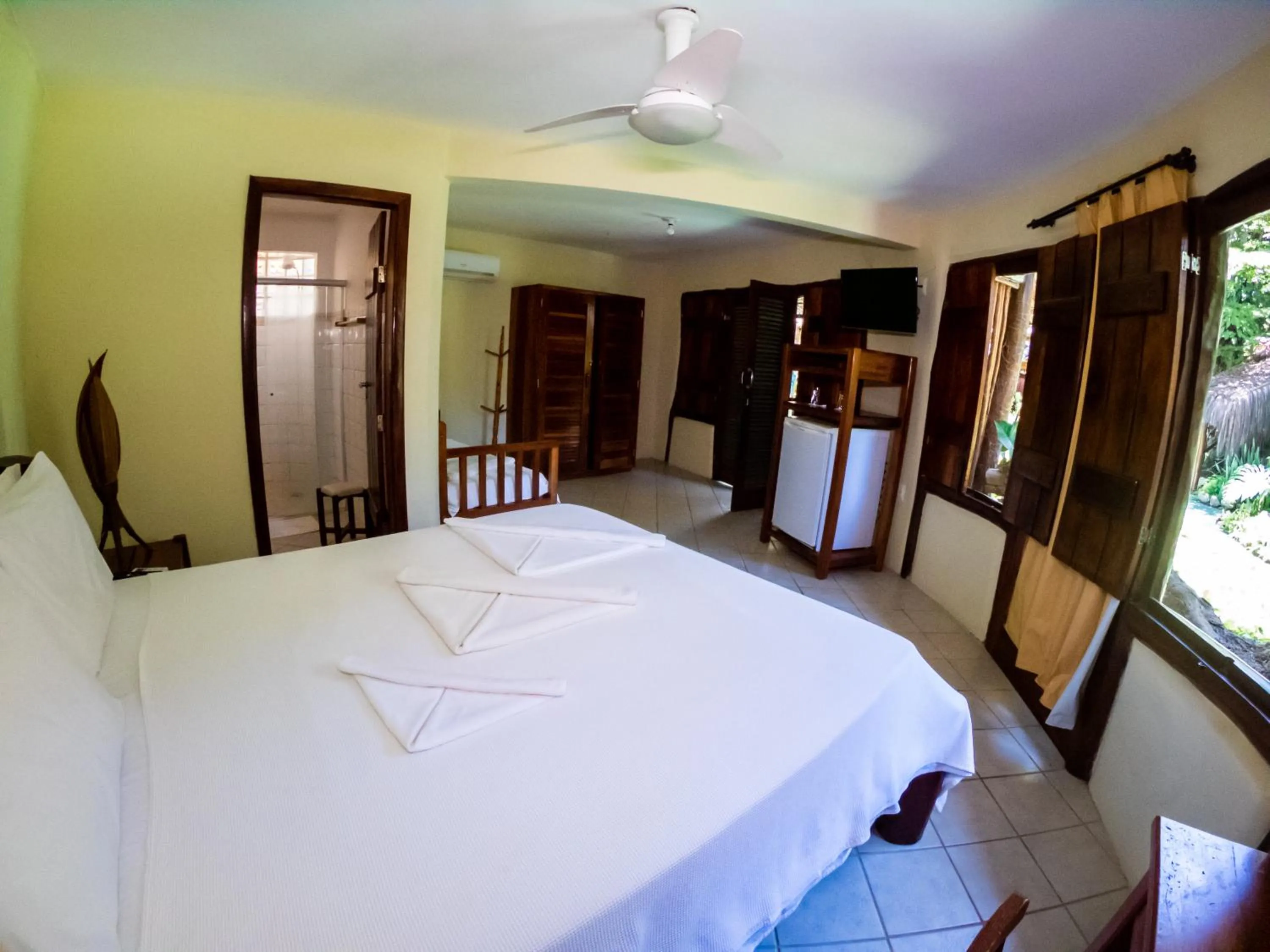 Bed in Pousada Maré Alta