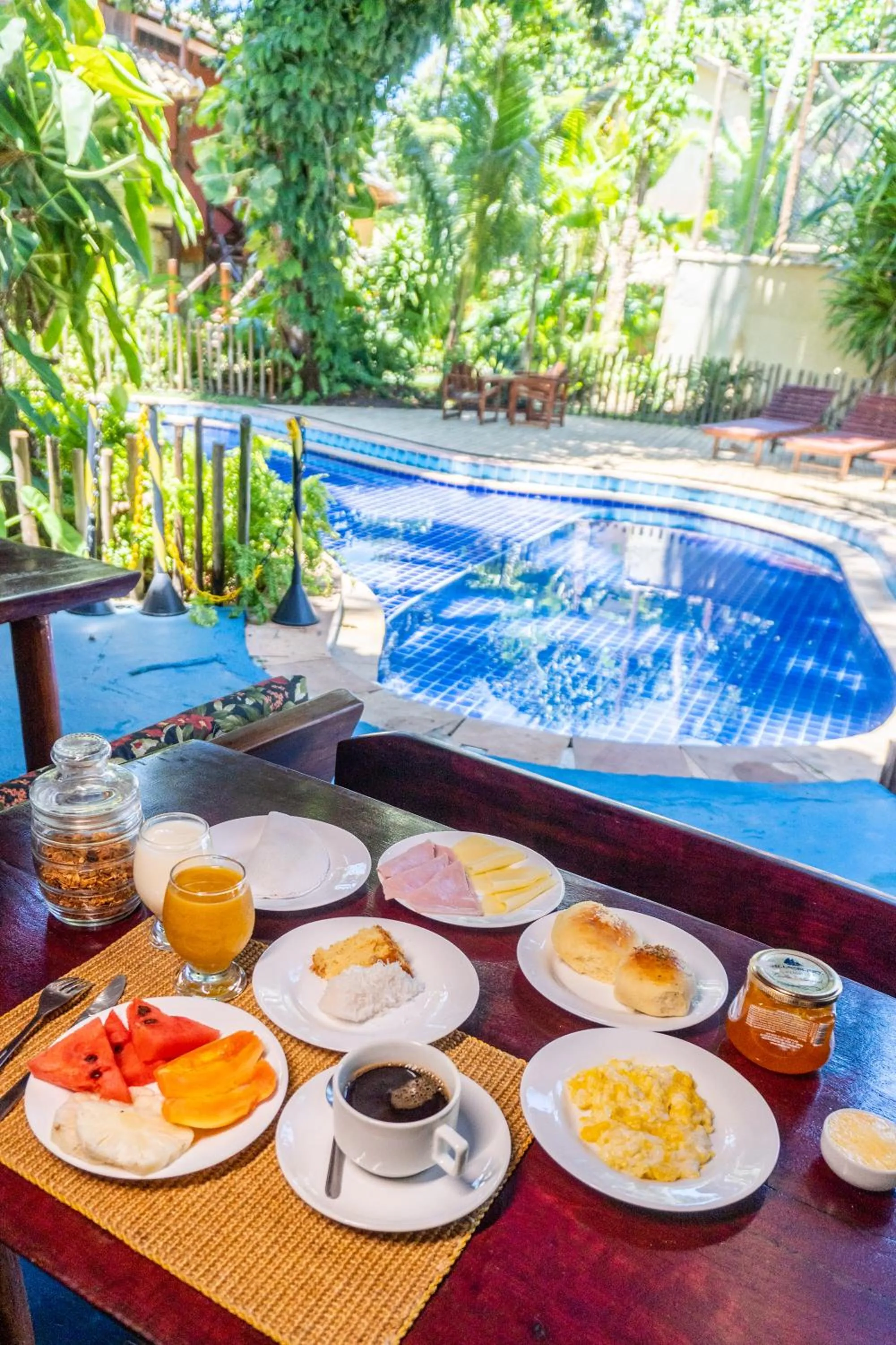 Breakfast in Pousada Maré Alta