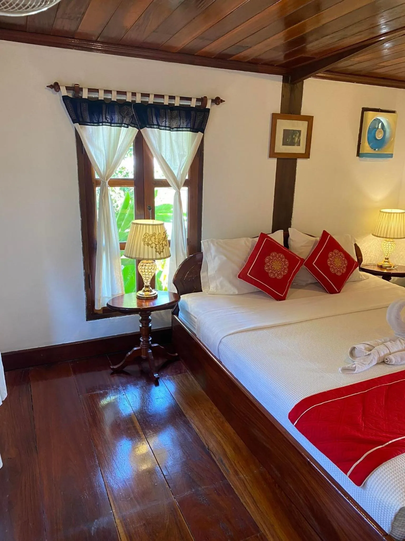 Bed in Golden Sun Hotel