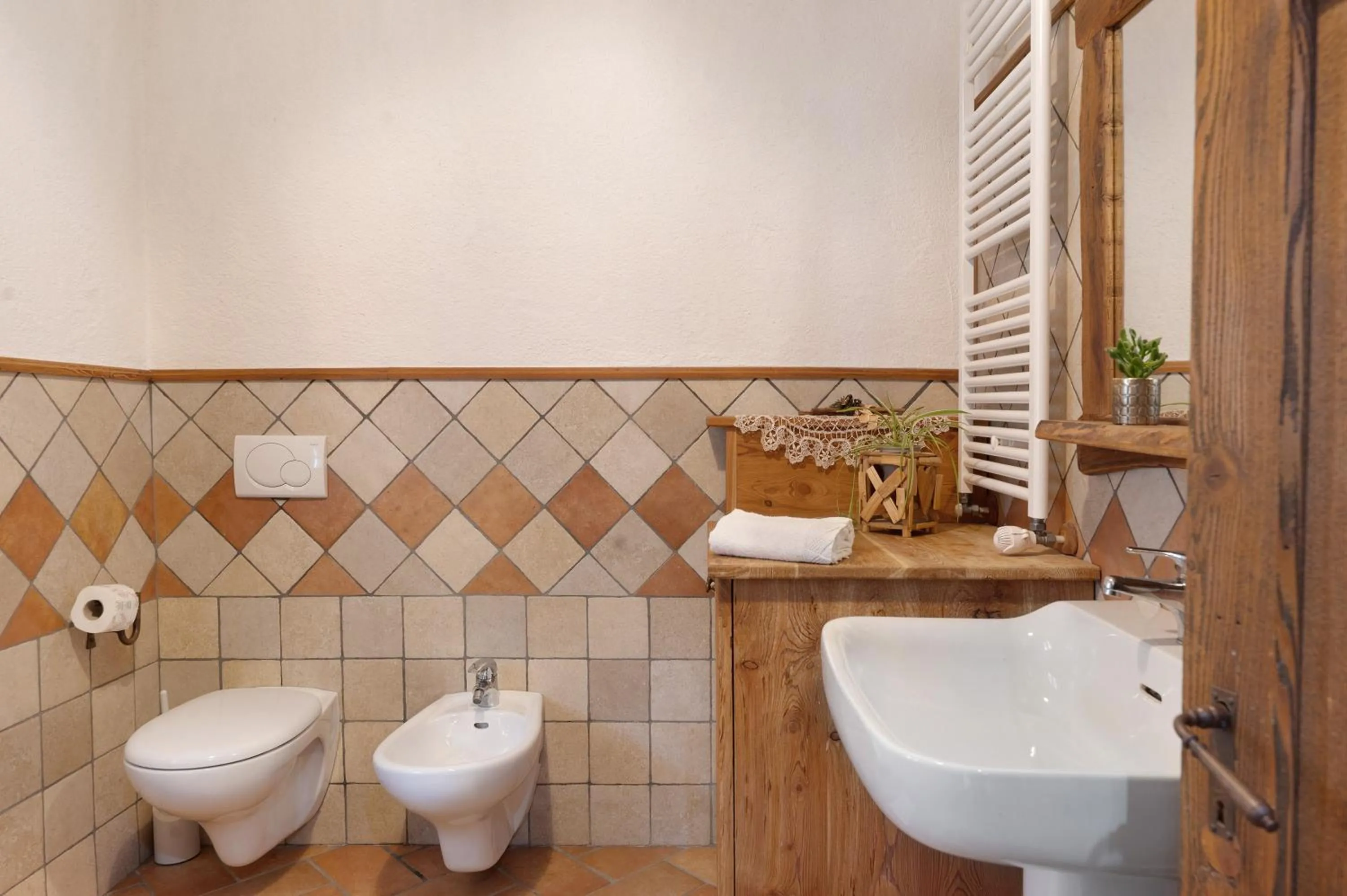 Bathroom in Agriturismo Alpenvidehof