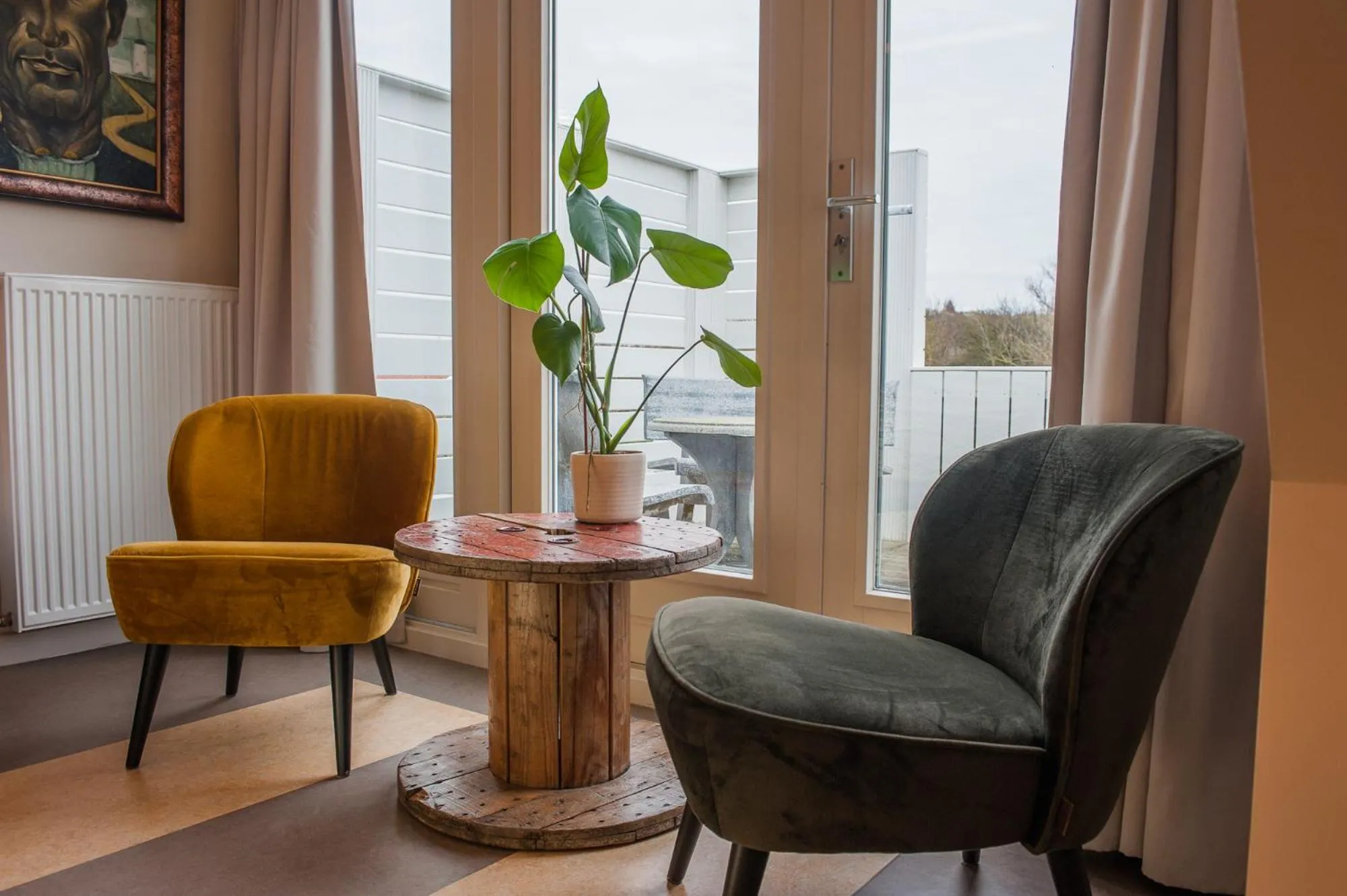 Seating area in Studio aan Zee