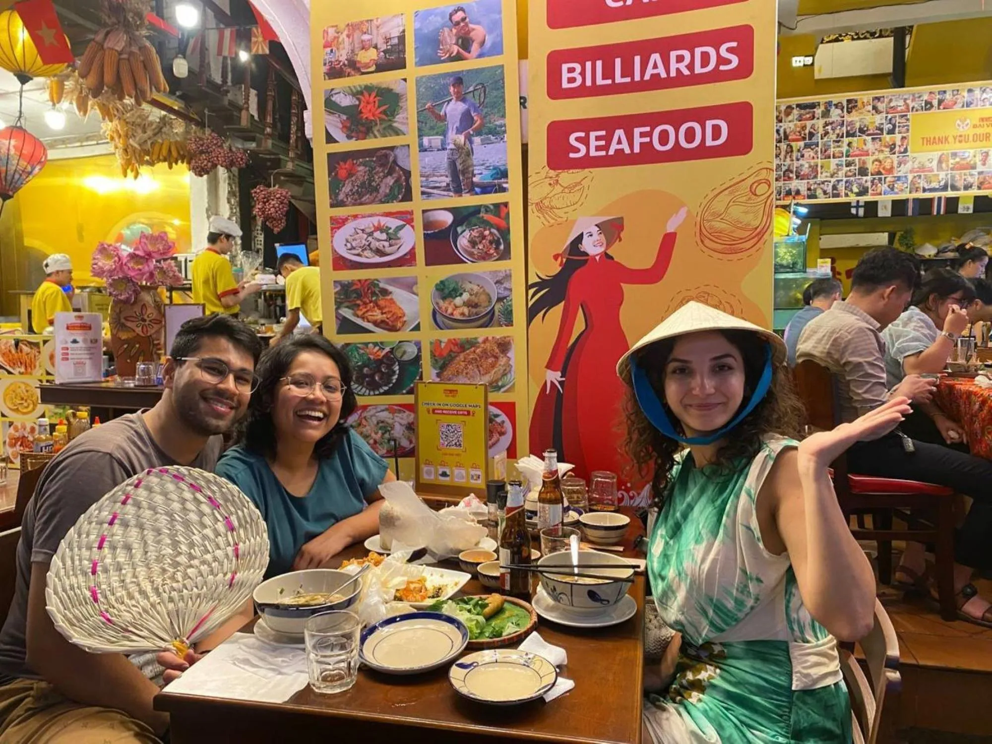 Restaurant/places to eat in THE RICE HOTEL Nong Thon Dai Viet 131 Bui Vien