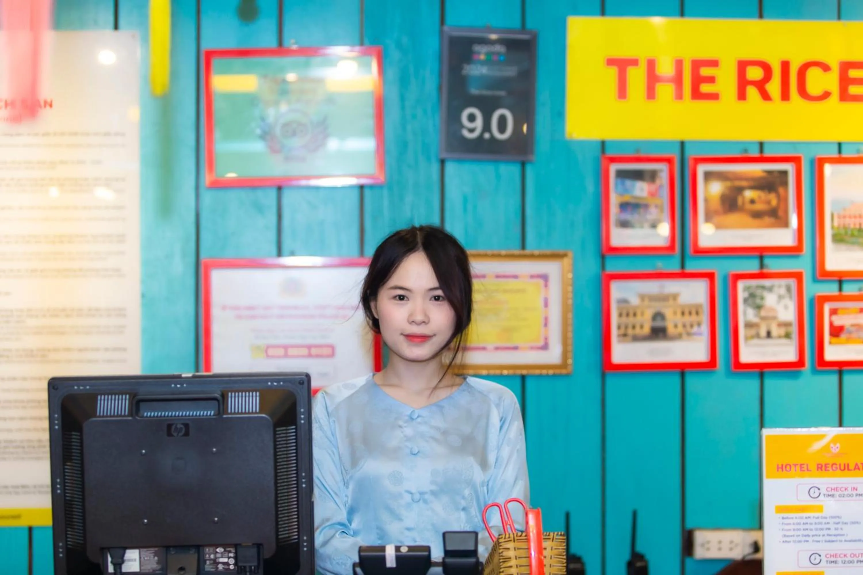 Lobby or reception in THE RICE HOTEL Nong Thon Dai Viet 131 Bui Vien
