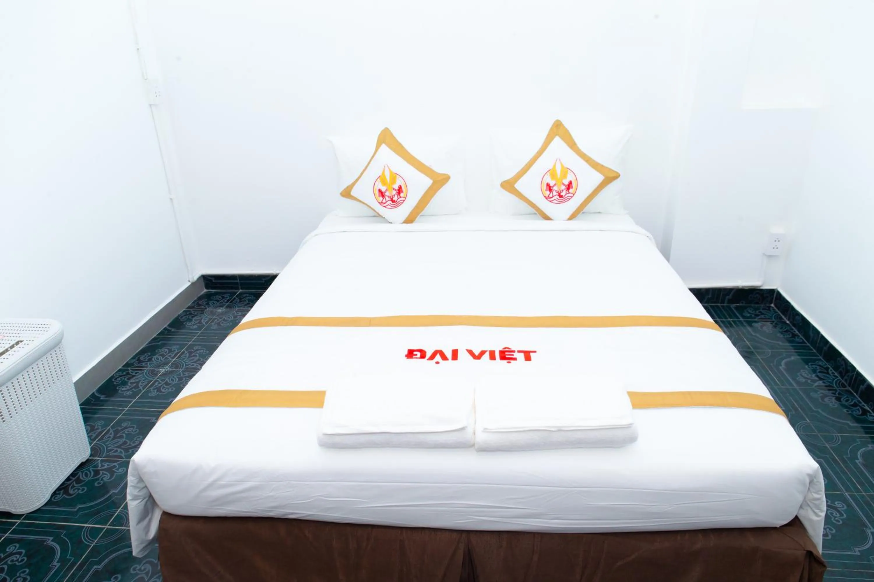 Bed in THE RICE HOTEL Nong Thon Dai Viet 131 Bui Vien