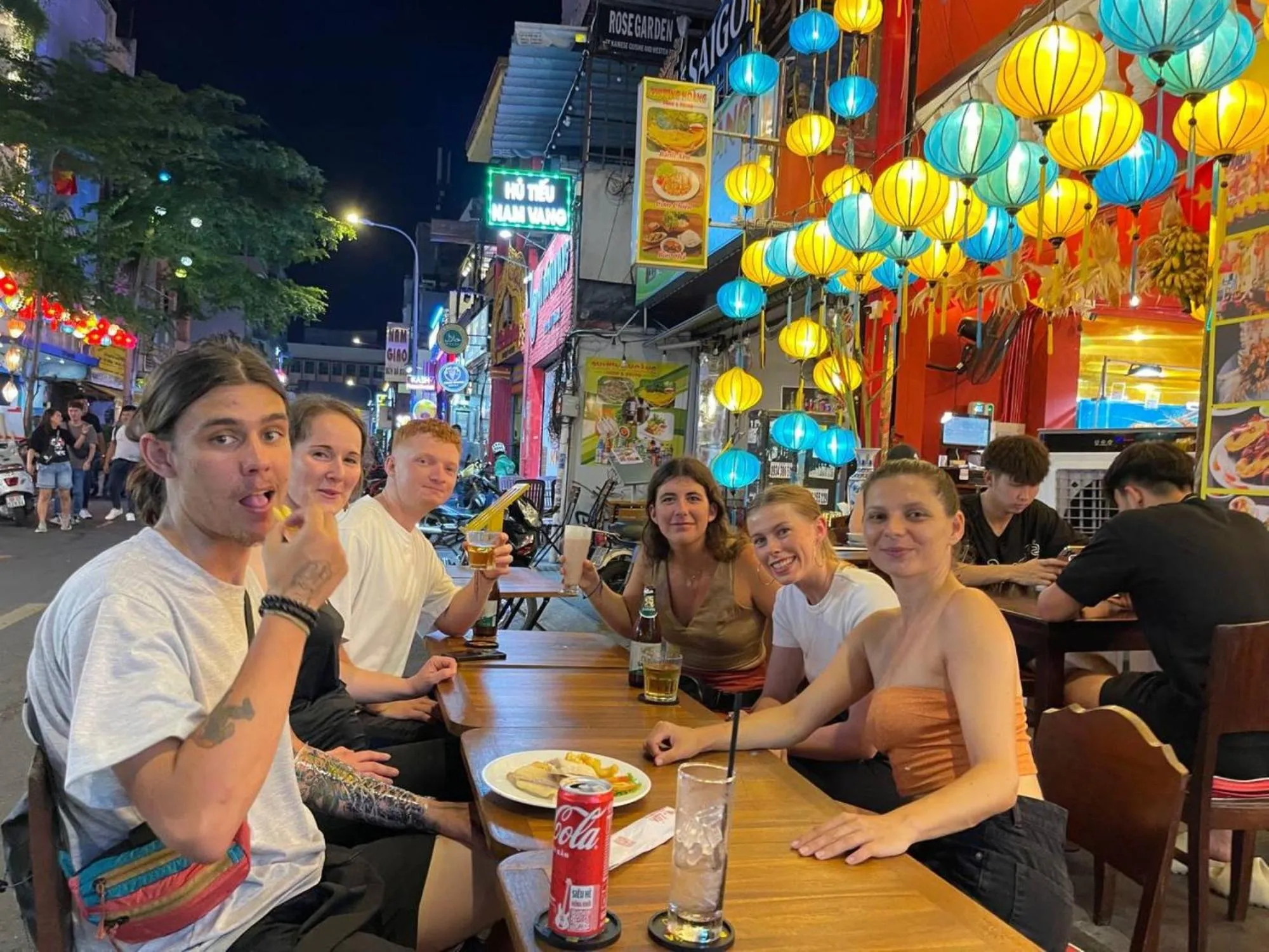 Restaurant/places to eat in THE RICE HOTEL Nong Thon Dai Viet 131 Bui Vien