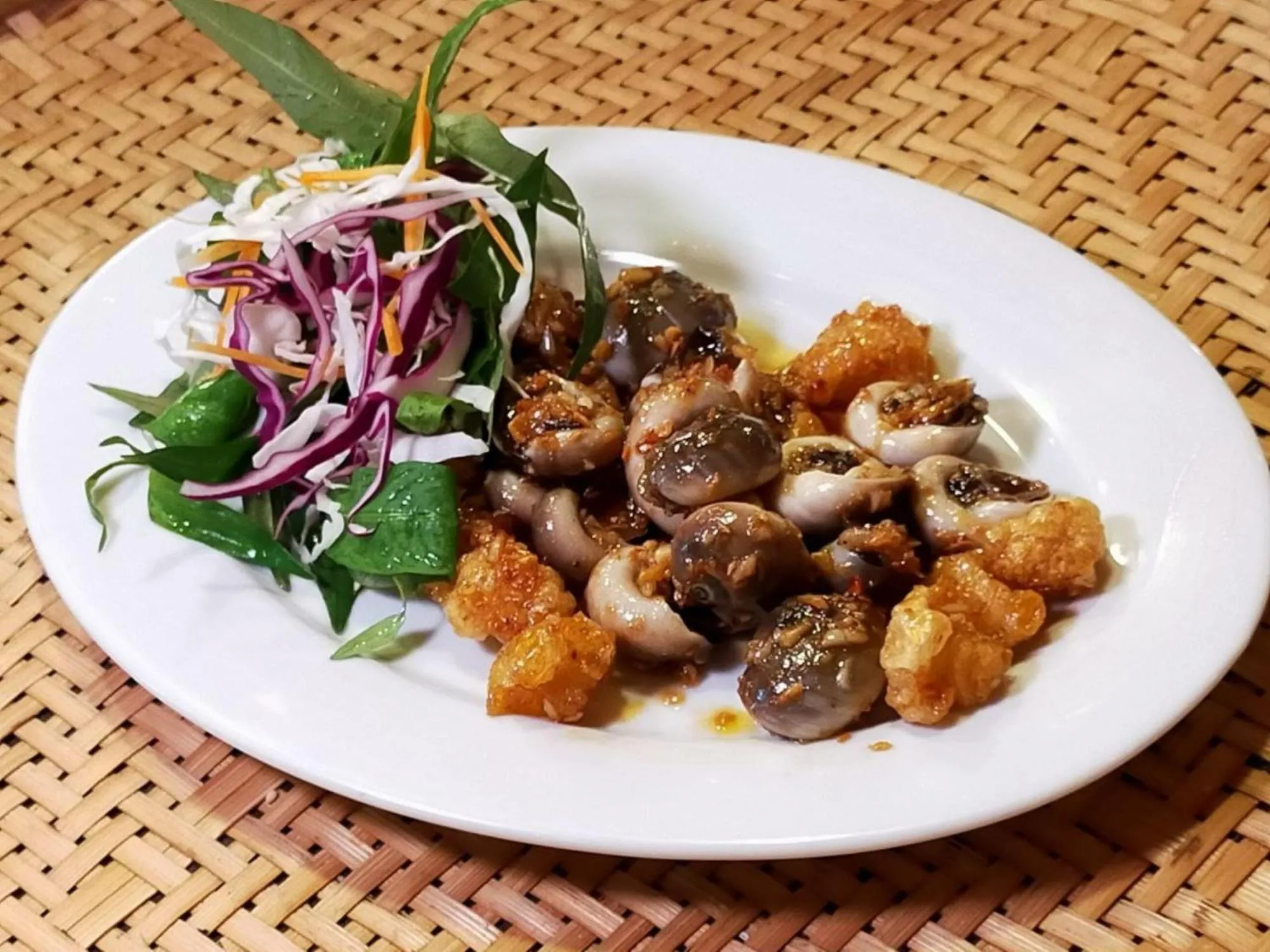 Restaurant/places to eat in THE RICE HOTEL Nong Thon Dai Viet 131 Bui Vien