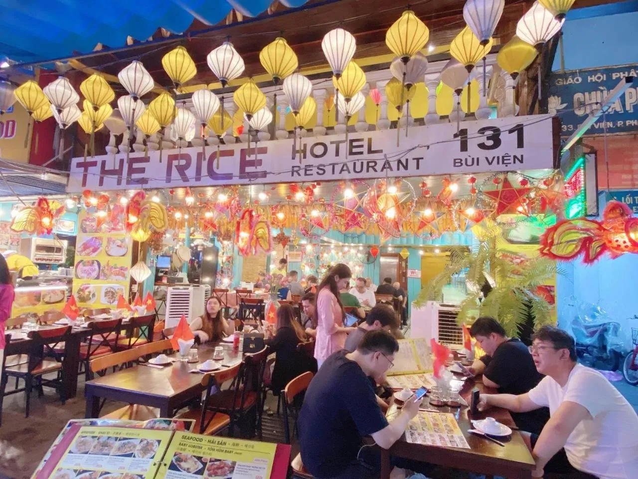 Property logo or sign in THE RICE HOTEL Nong Thon Dai Viet 131 Bui Vien