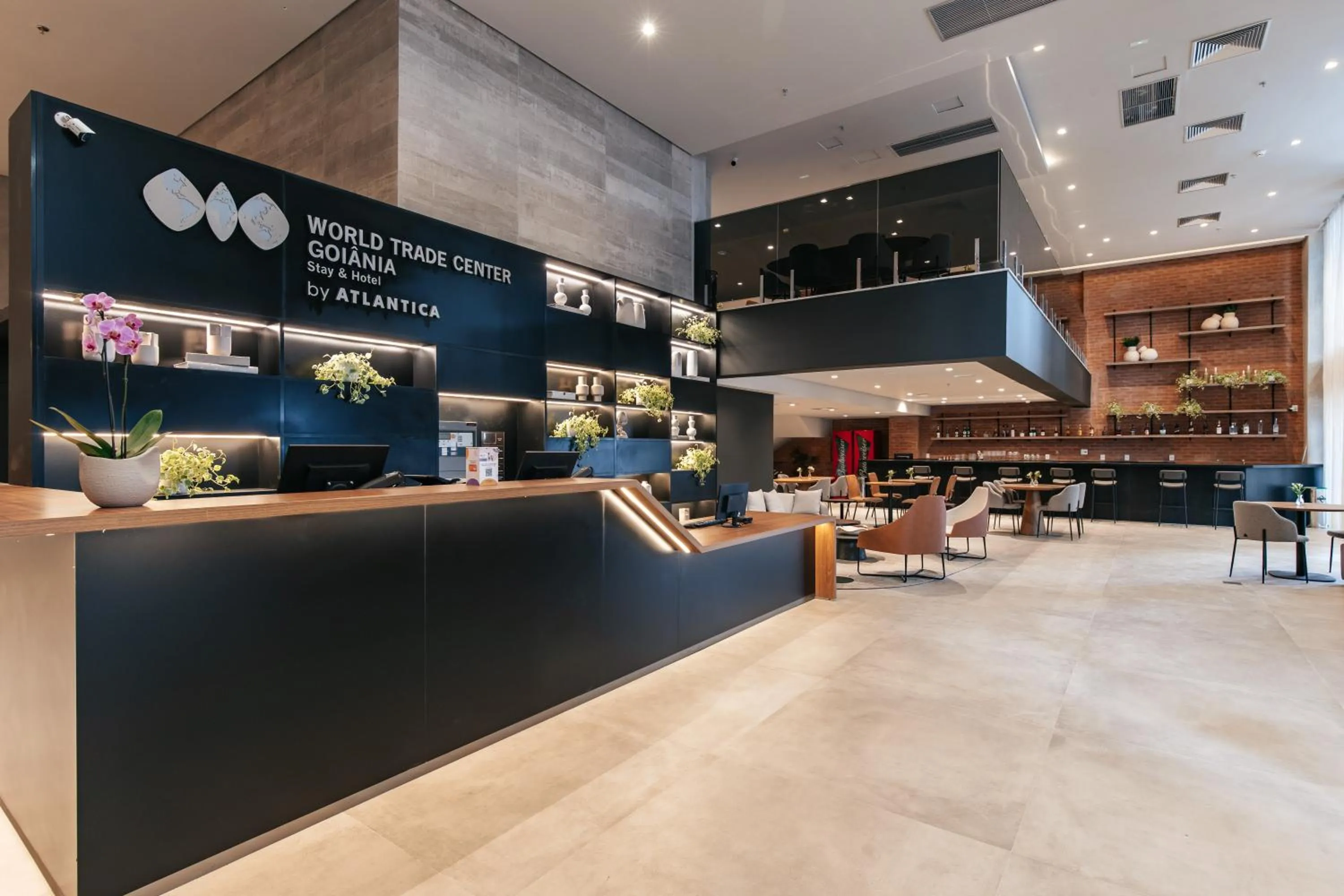 Lobby or reception in WTC Goiânia Stay & Hotel by Atlantica