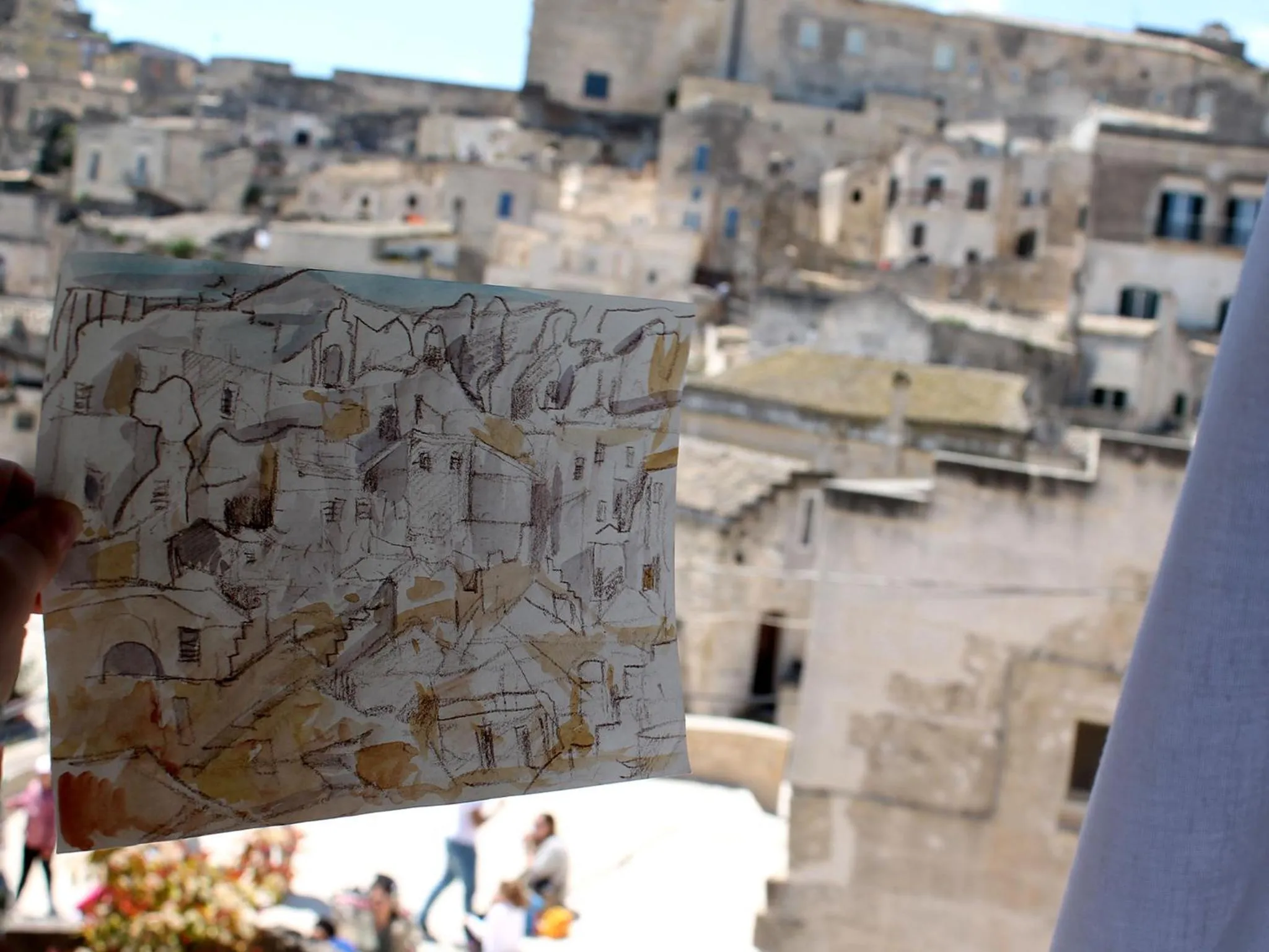 Natural landscape in Il Sasso e la Seta