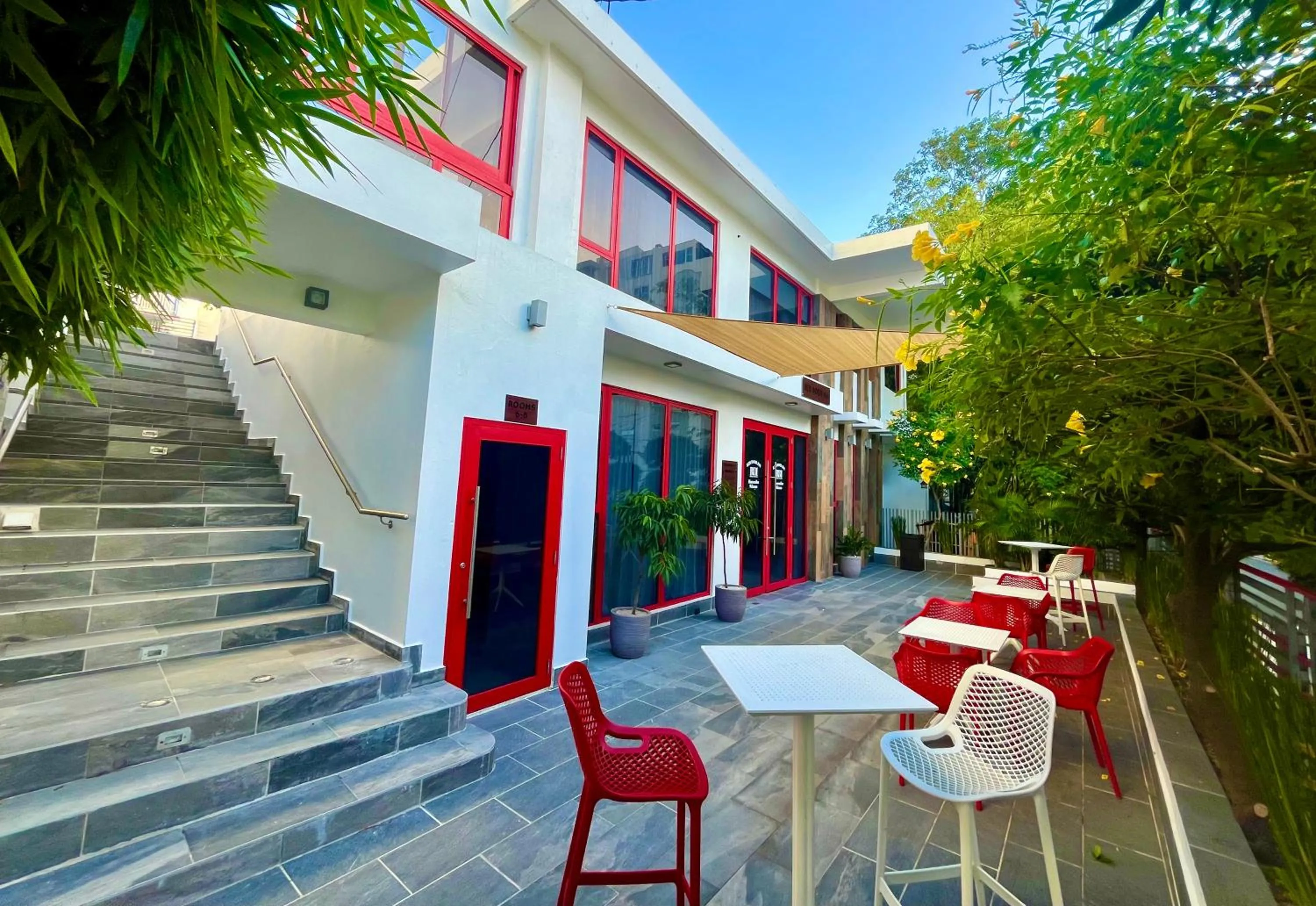 Property building in Red Door Inn
