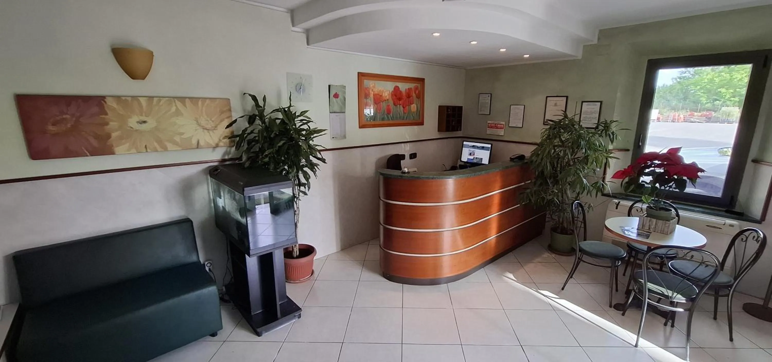 Lobby or reception in Hotel Lea