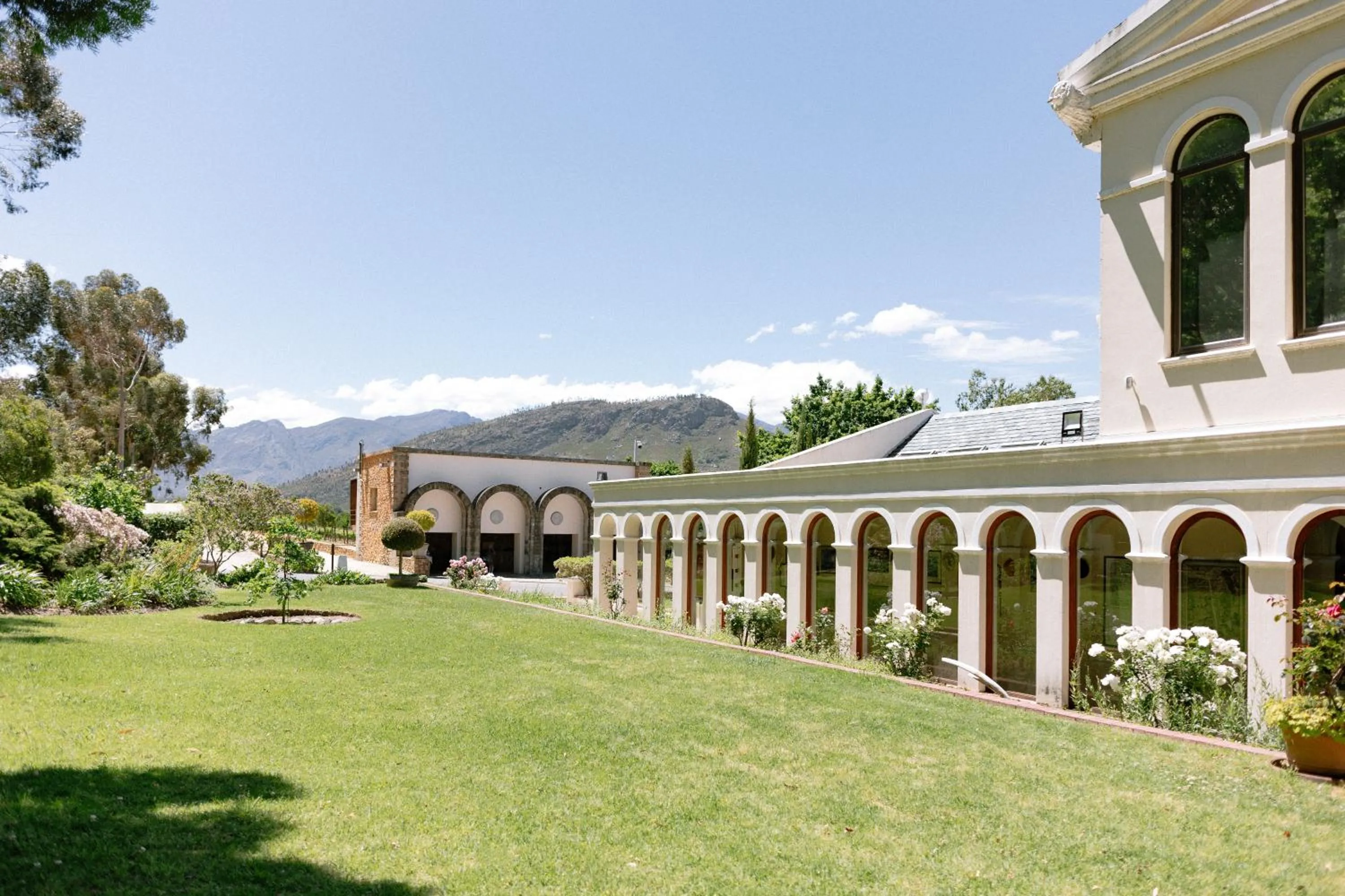 Property building in Manor House at La Roche Estate - Franschhoek
