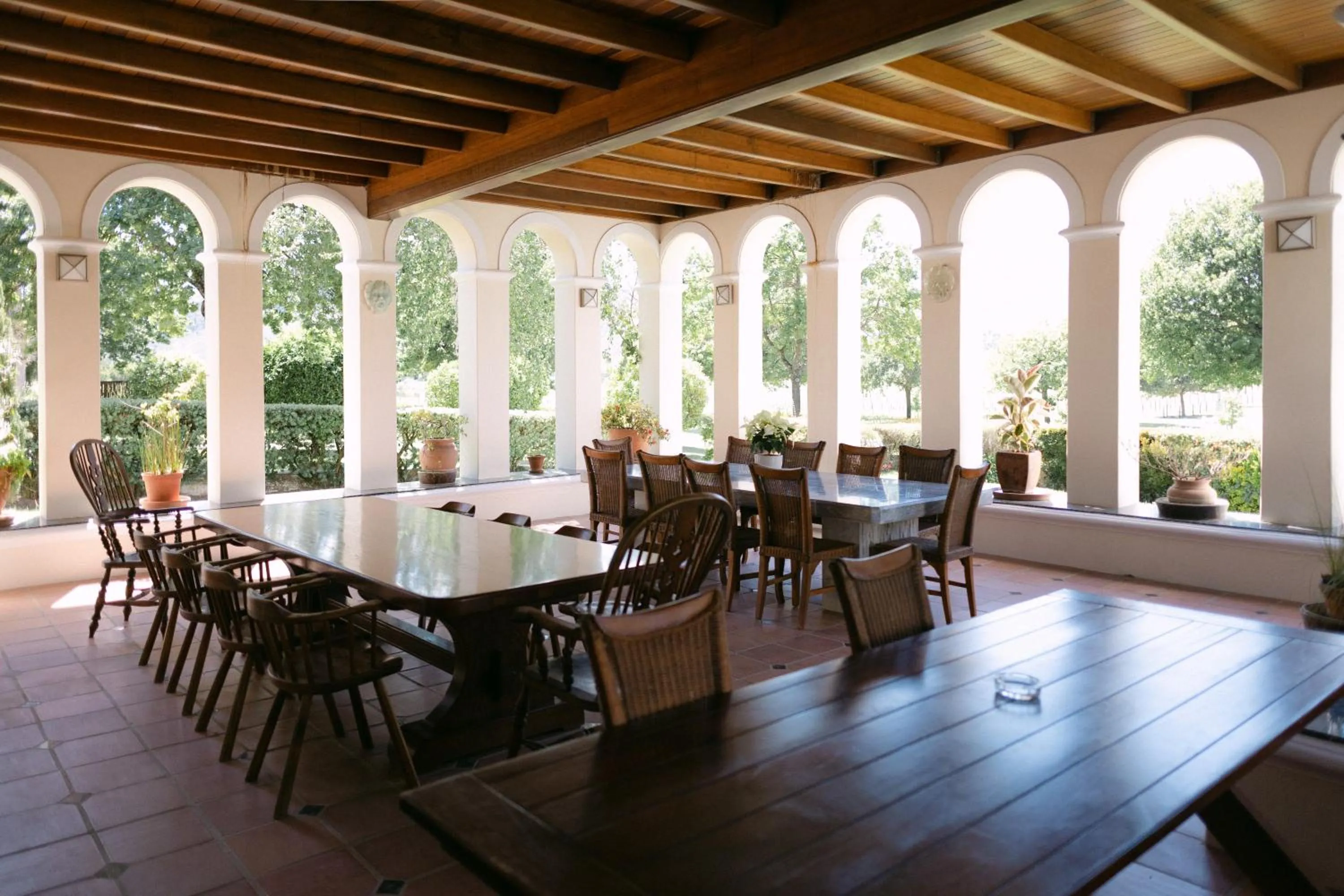 Garden in Manor House at La Roche Estate - Franschhoek