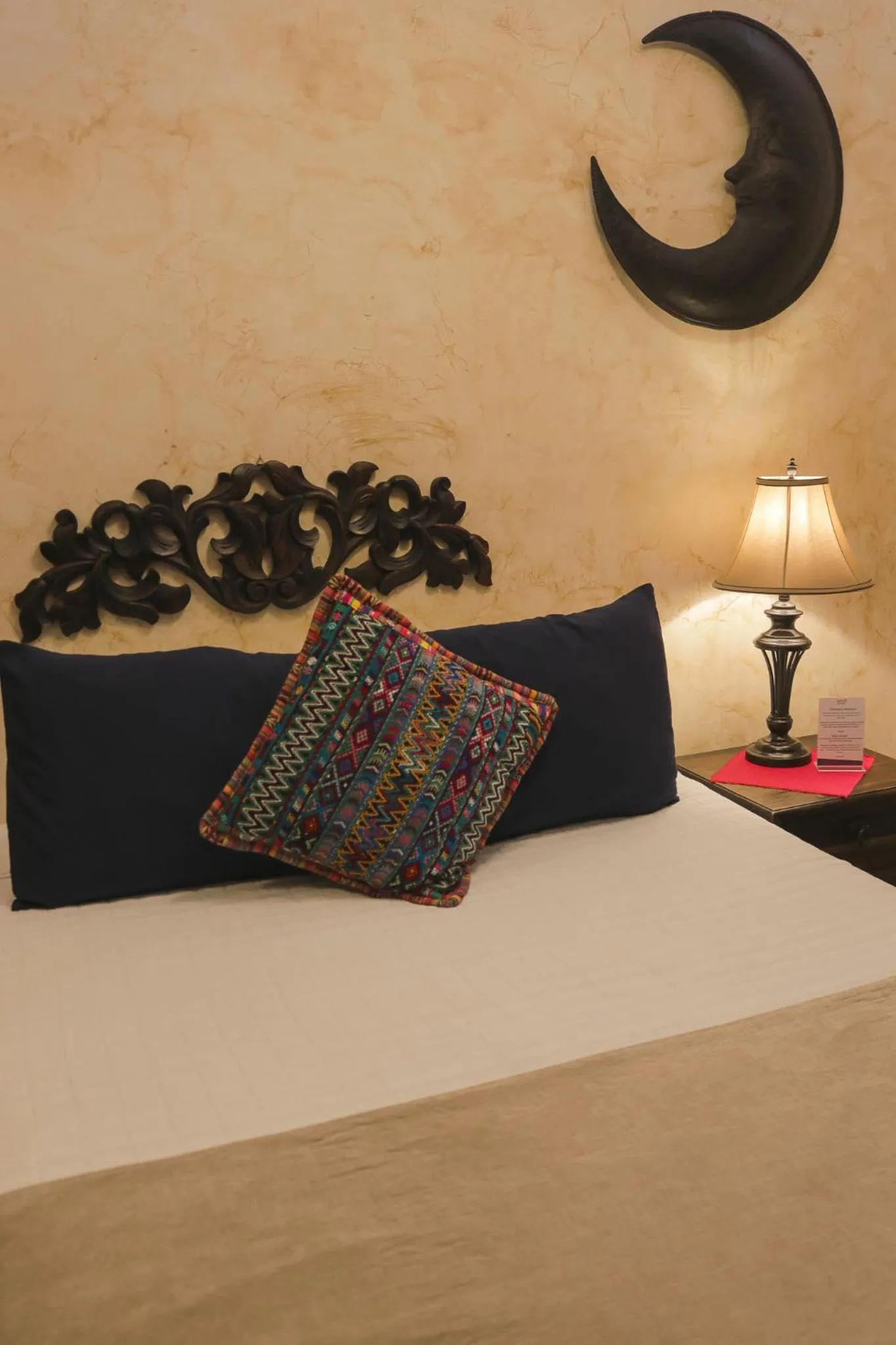 Bed in Hotel Posada de la Luna