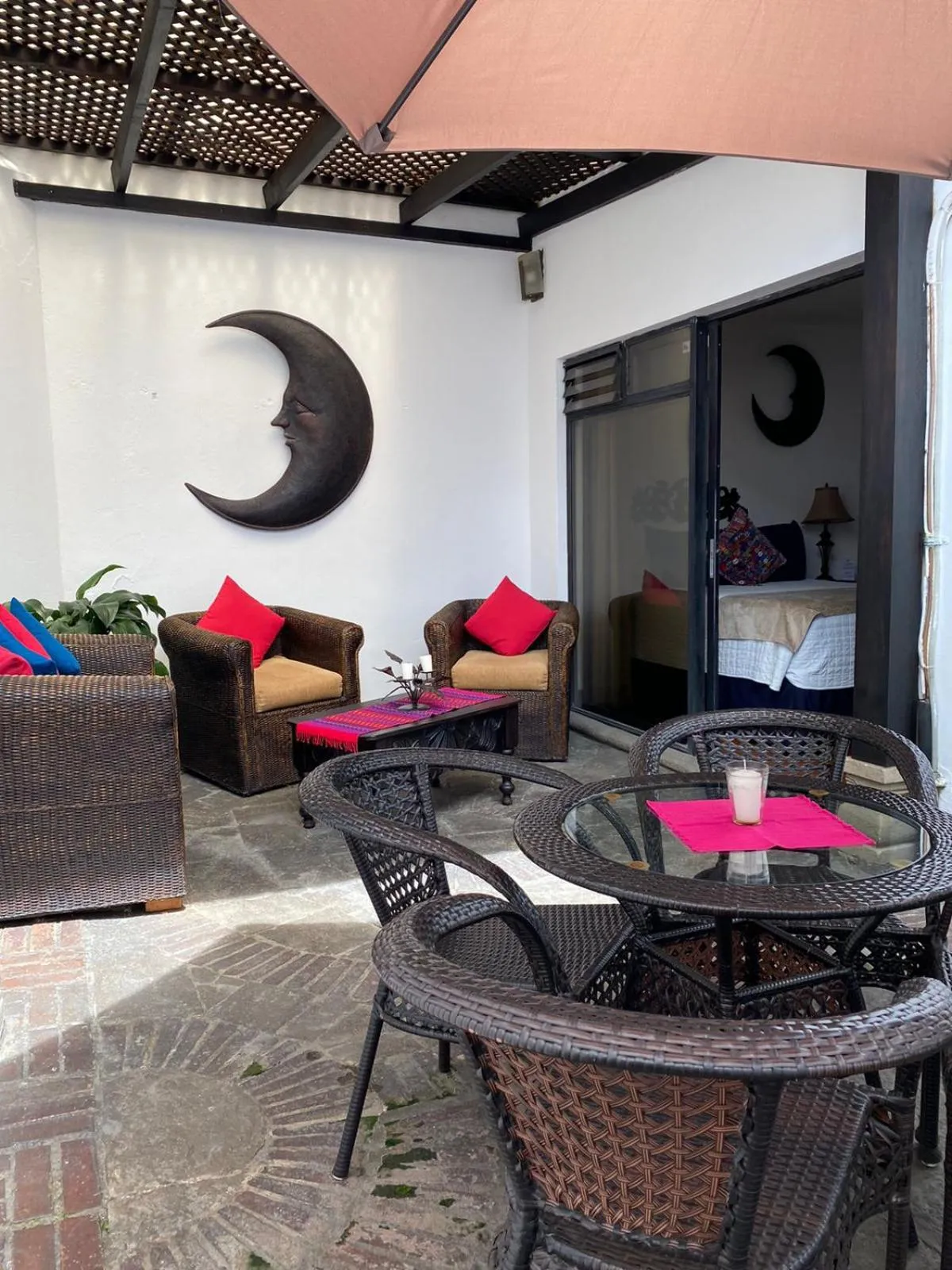 Garden in Hotel Posada de la Luna