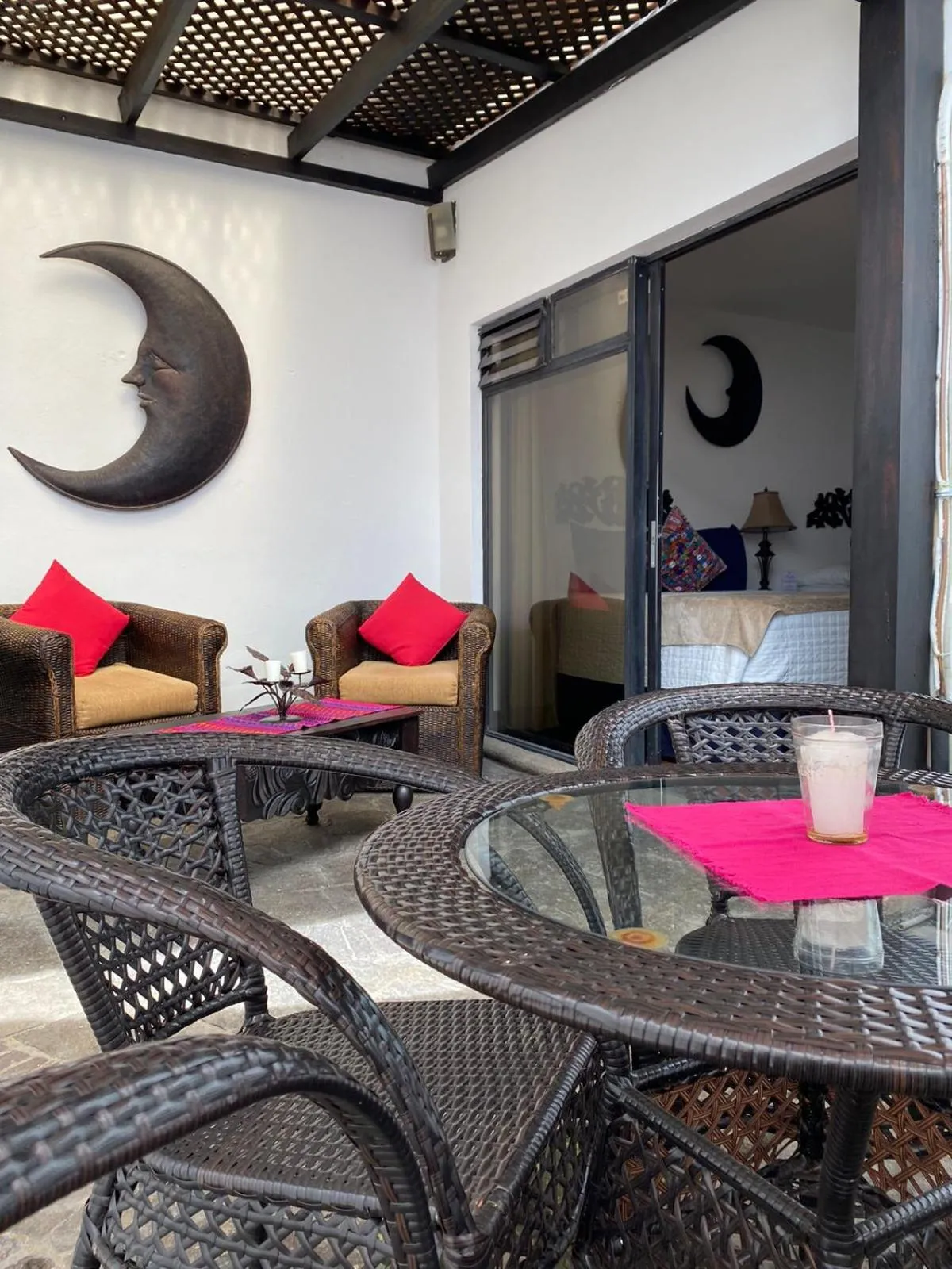 Garden in Hotel Posada de la Luna