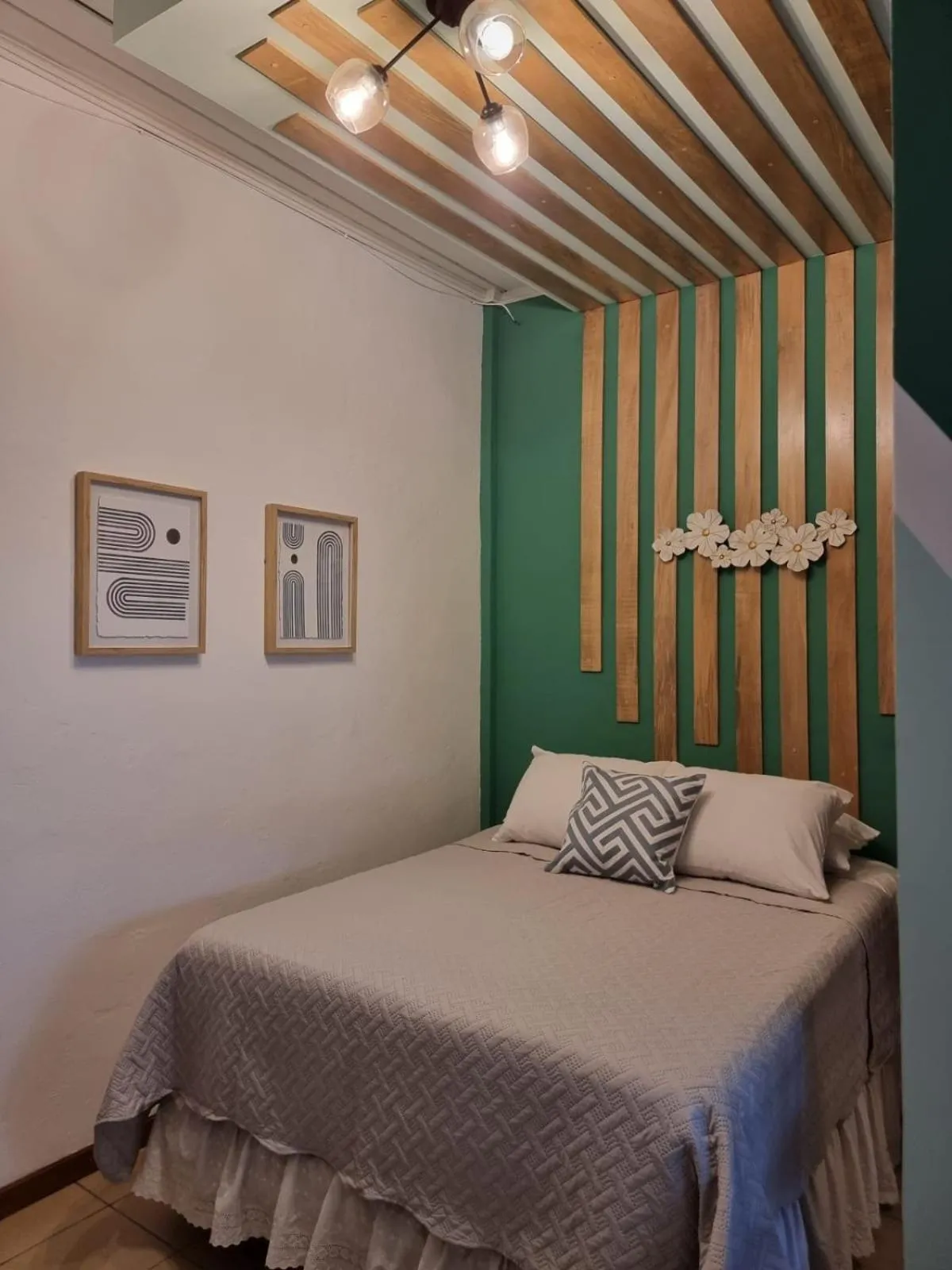 Bed in Hotel Villa Margarita