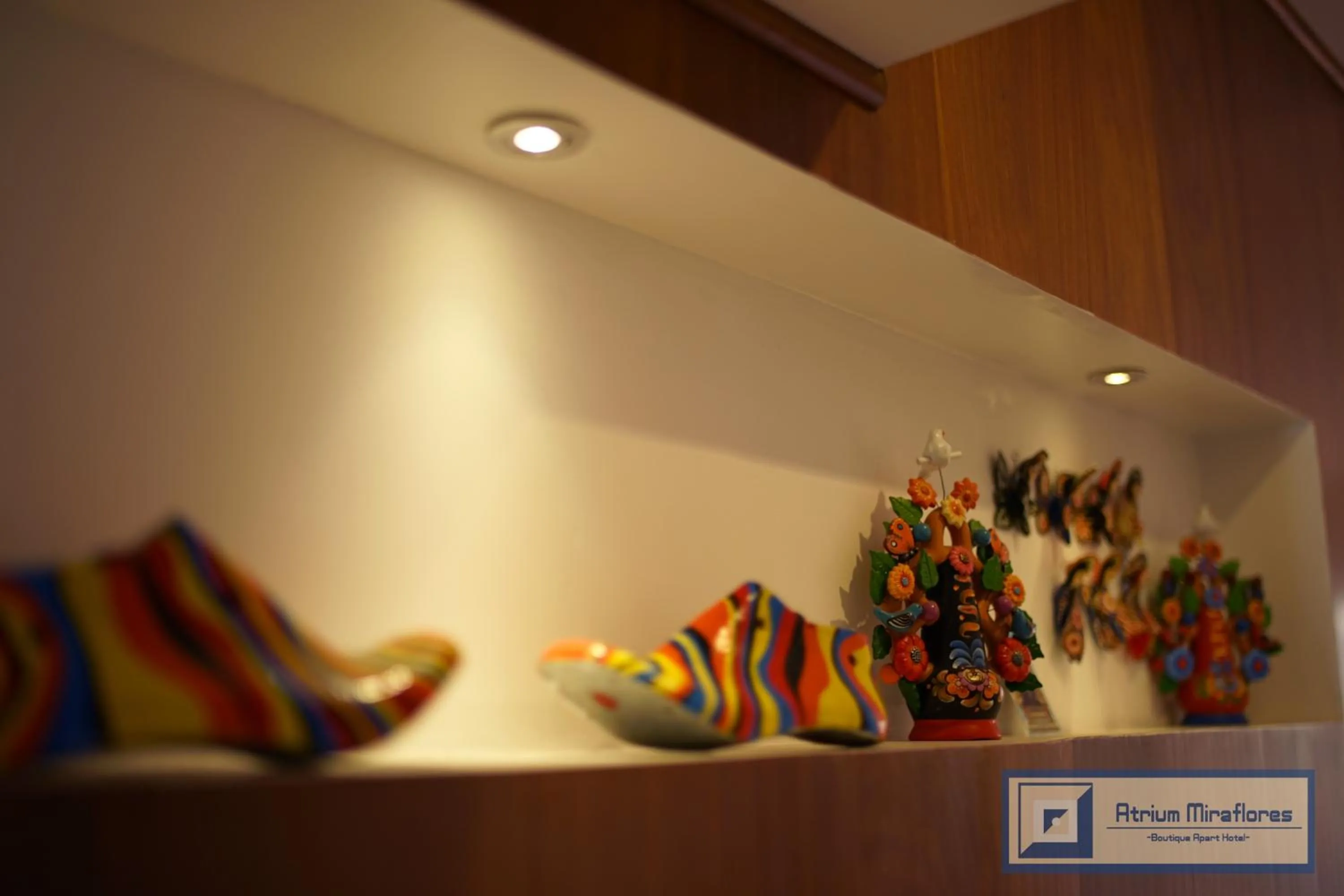 Decorative detail in Atrium Miraflores Hotel