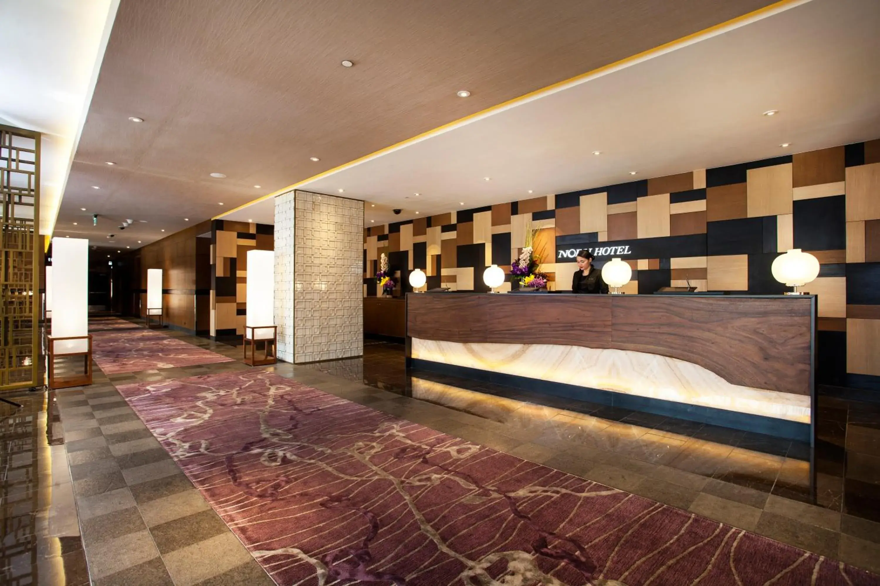 Lobby or reception, Bed in City of Dreams - Nobu Hotel Manila Lobby or reception, Bed in City of Dreams - Nobu Hotel Manila