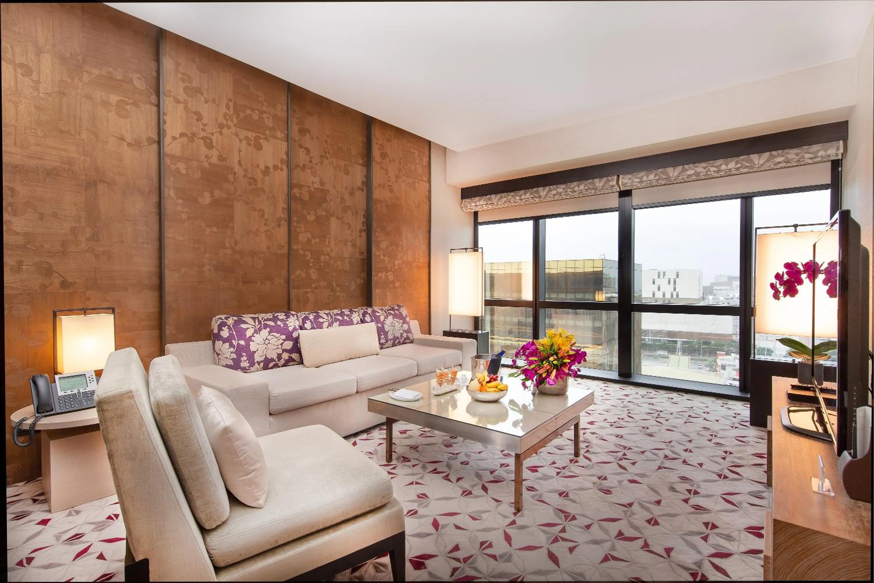 Living room in City of Dreams - Nobu Hotel Manila