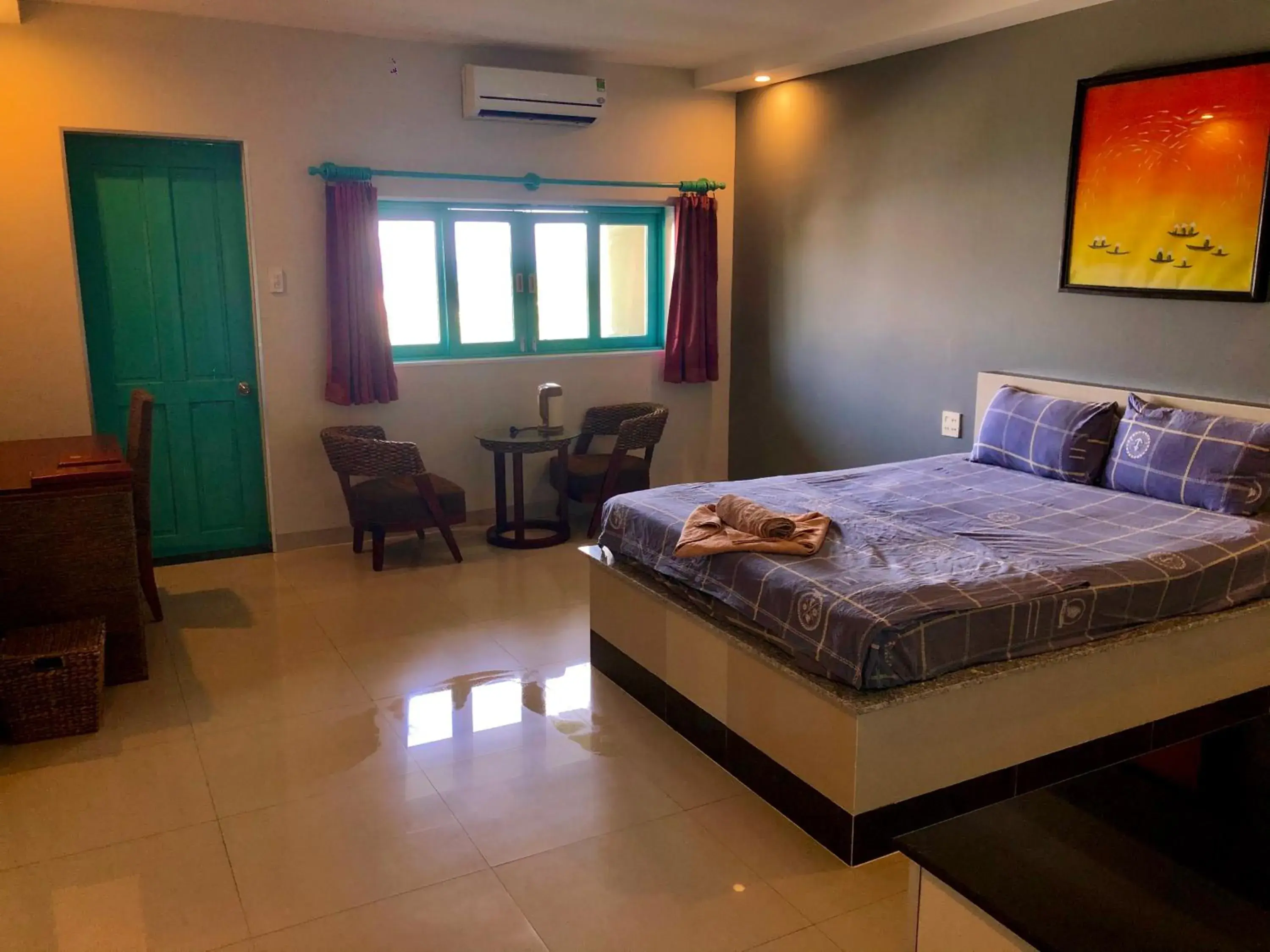 Deluxe Double Room with Sea View in Mui Ne Hills Bliss Hotel Deluxe Double Room with Sea View in Mui Ne Hills Bliss Hotel