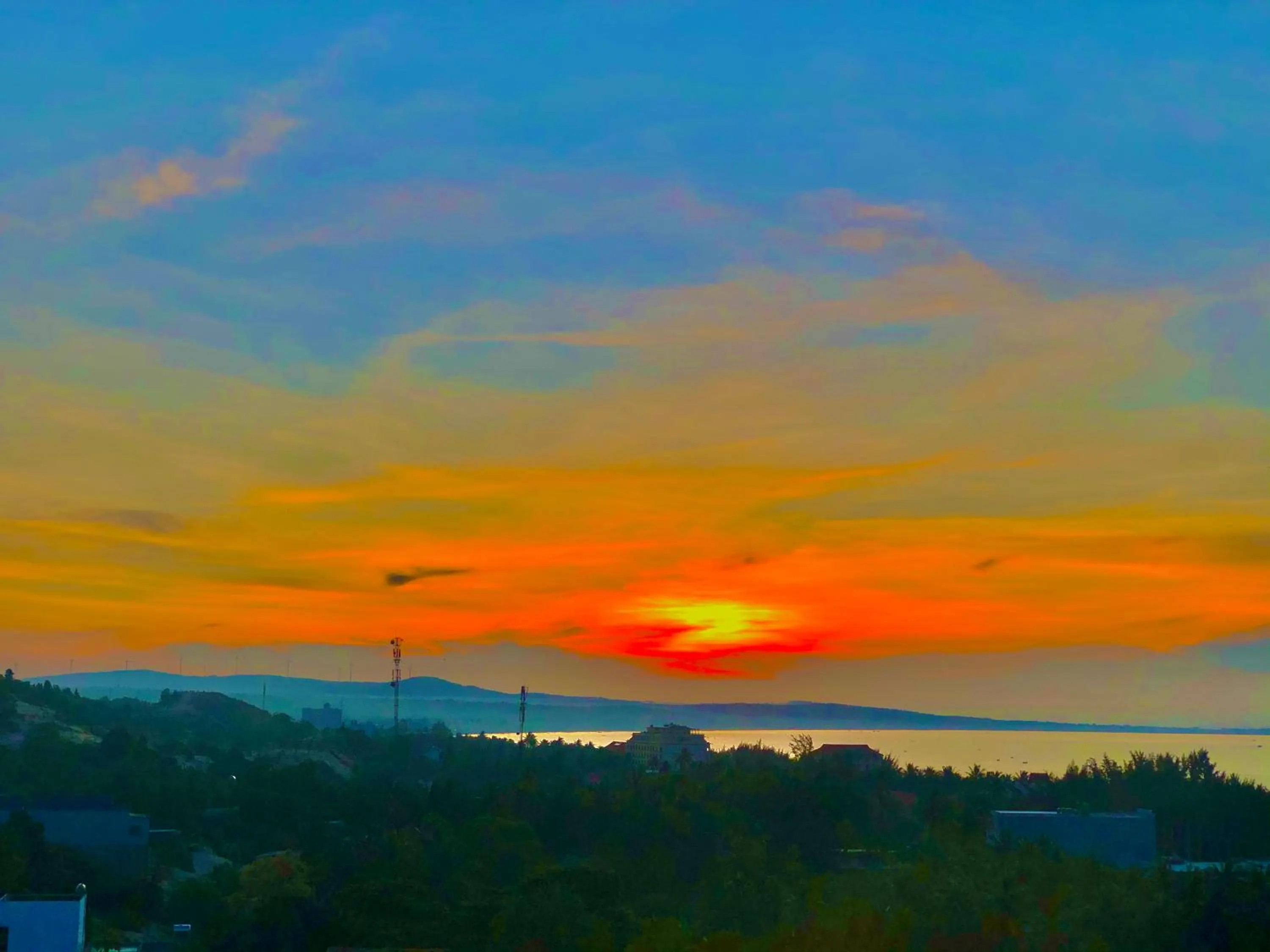 Sea view in Mui Ne Hills Bliss Hotel