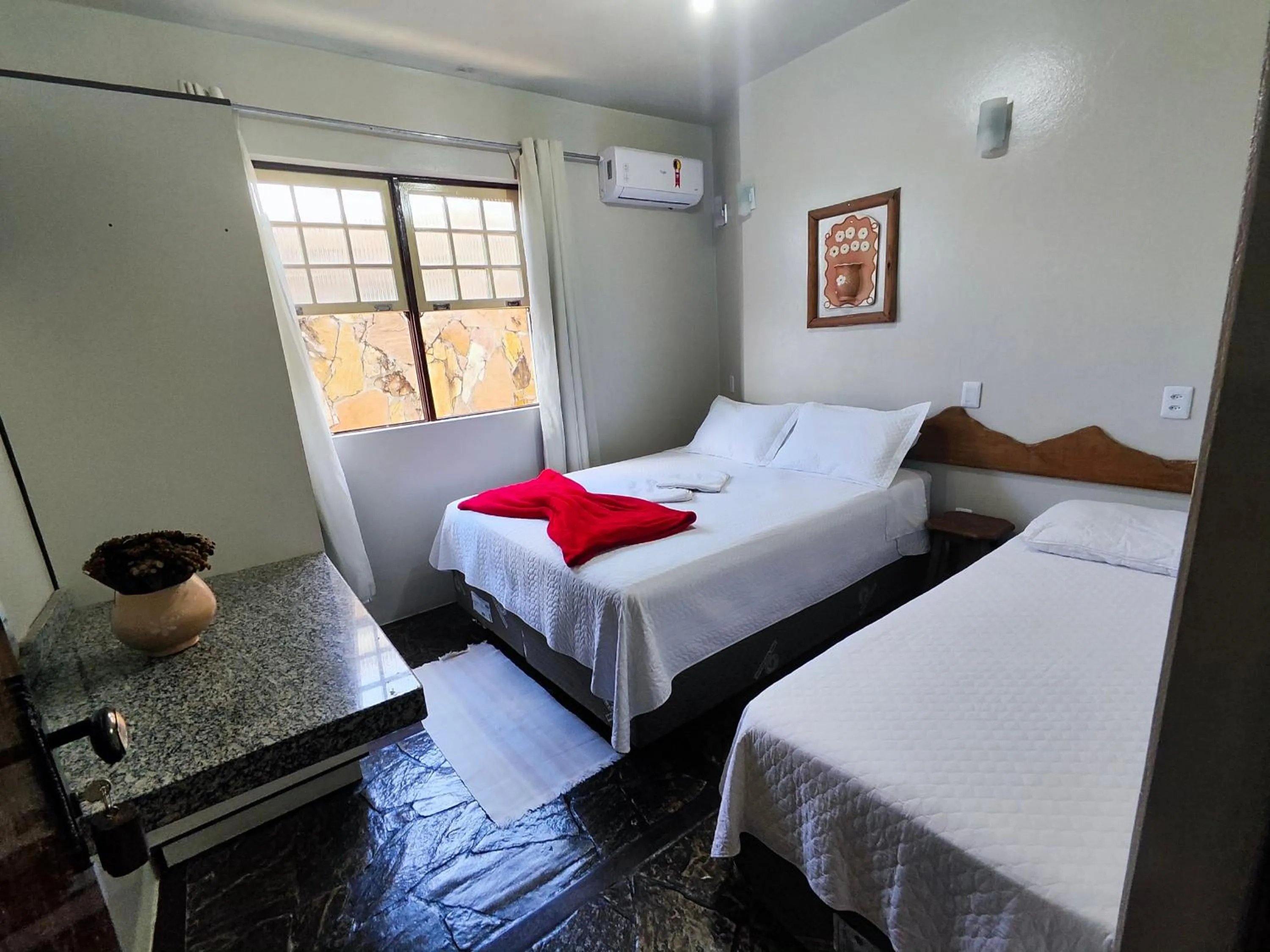 Bed in Hotel Montanhas de Minas