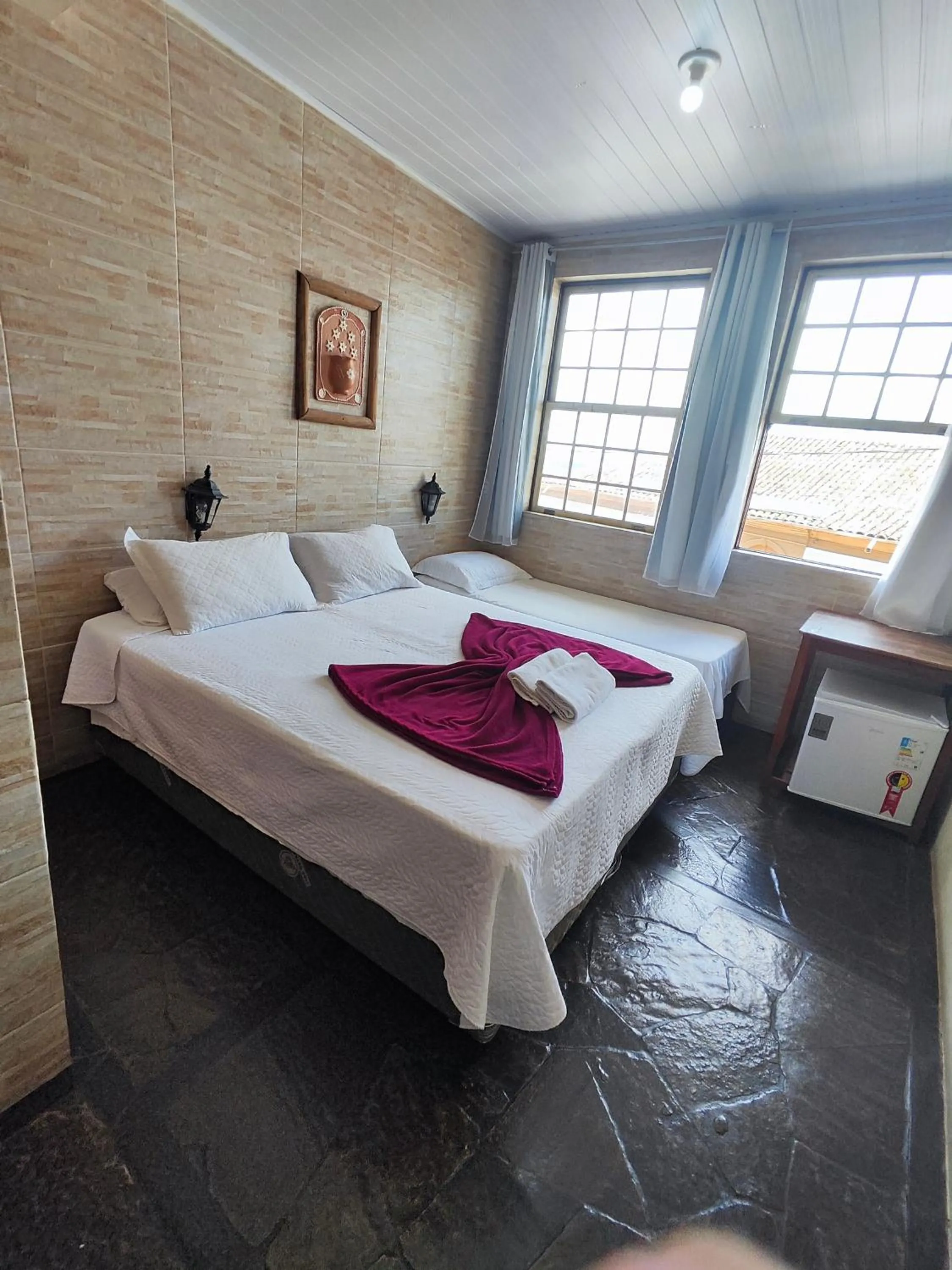 Bed in Hotel Montanhas de Minas