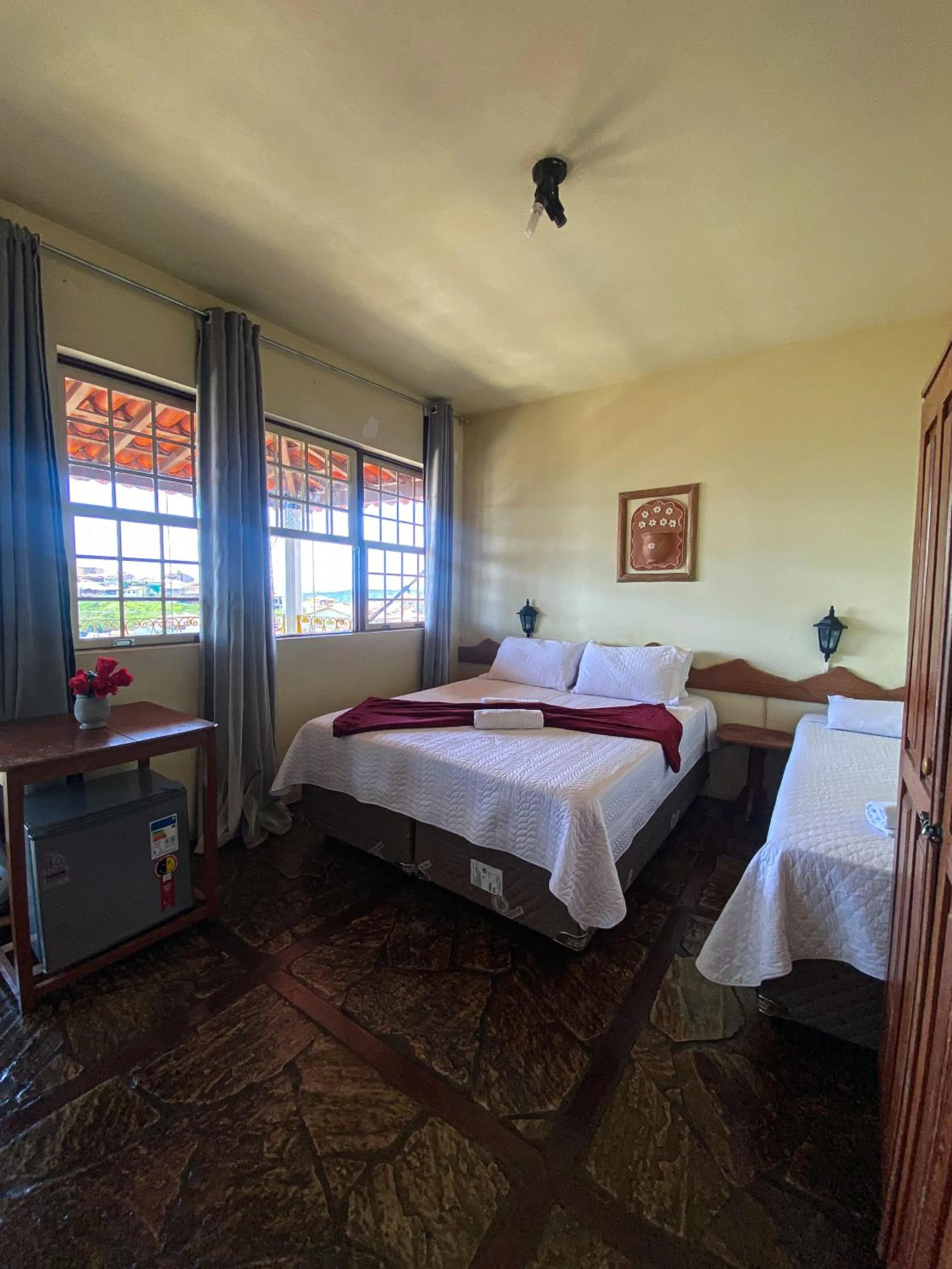 Bed in Hotel Montanhas de Minas