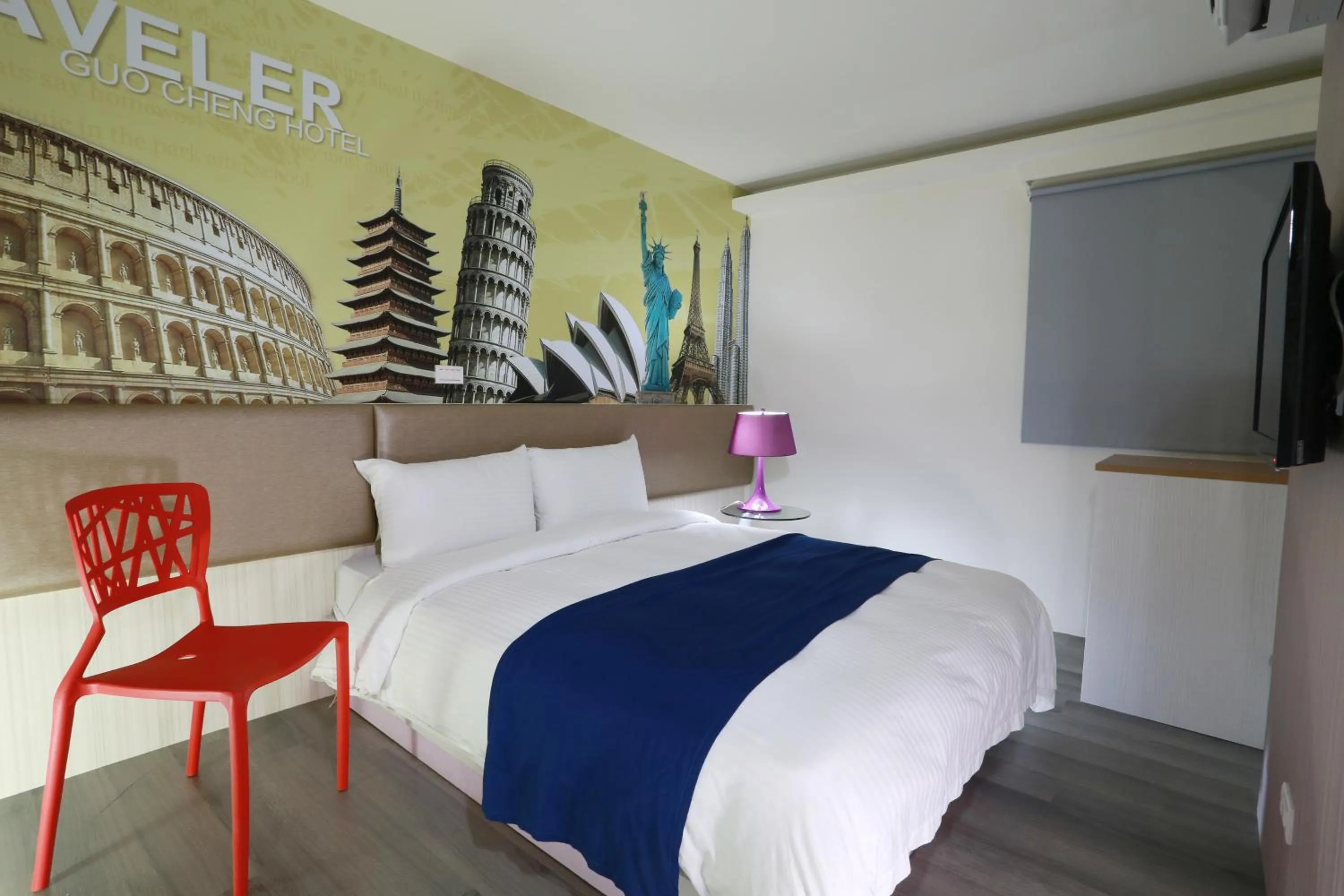 Bed in Guo Chen Hotel