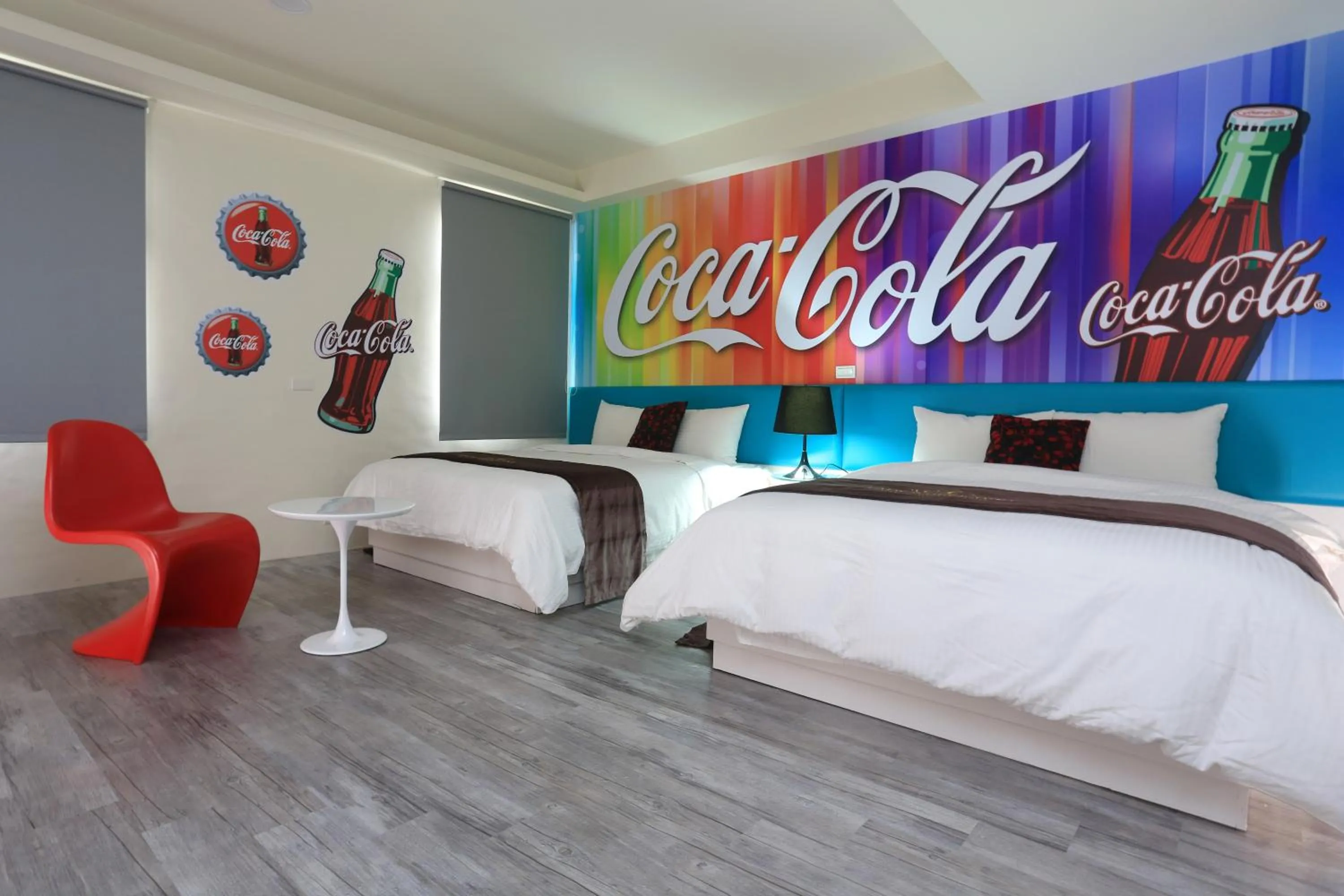 Photo of the whole room, Bed in Guo Chen Hotel