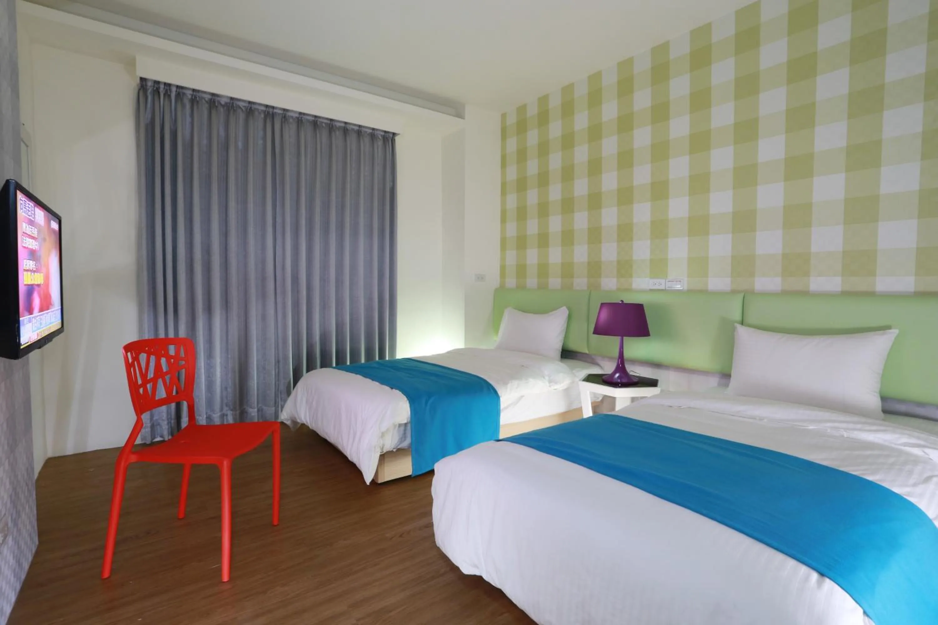 Bed in Guo Chen Hotel