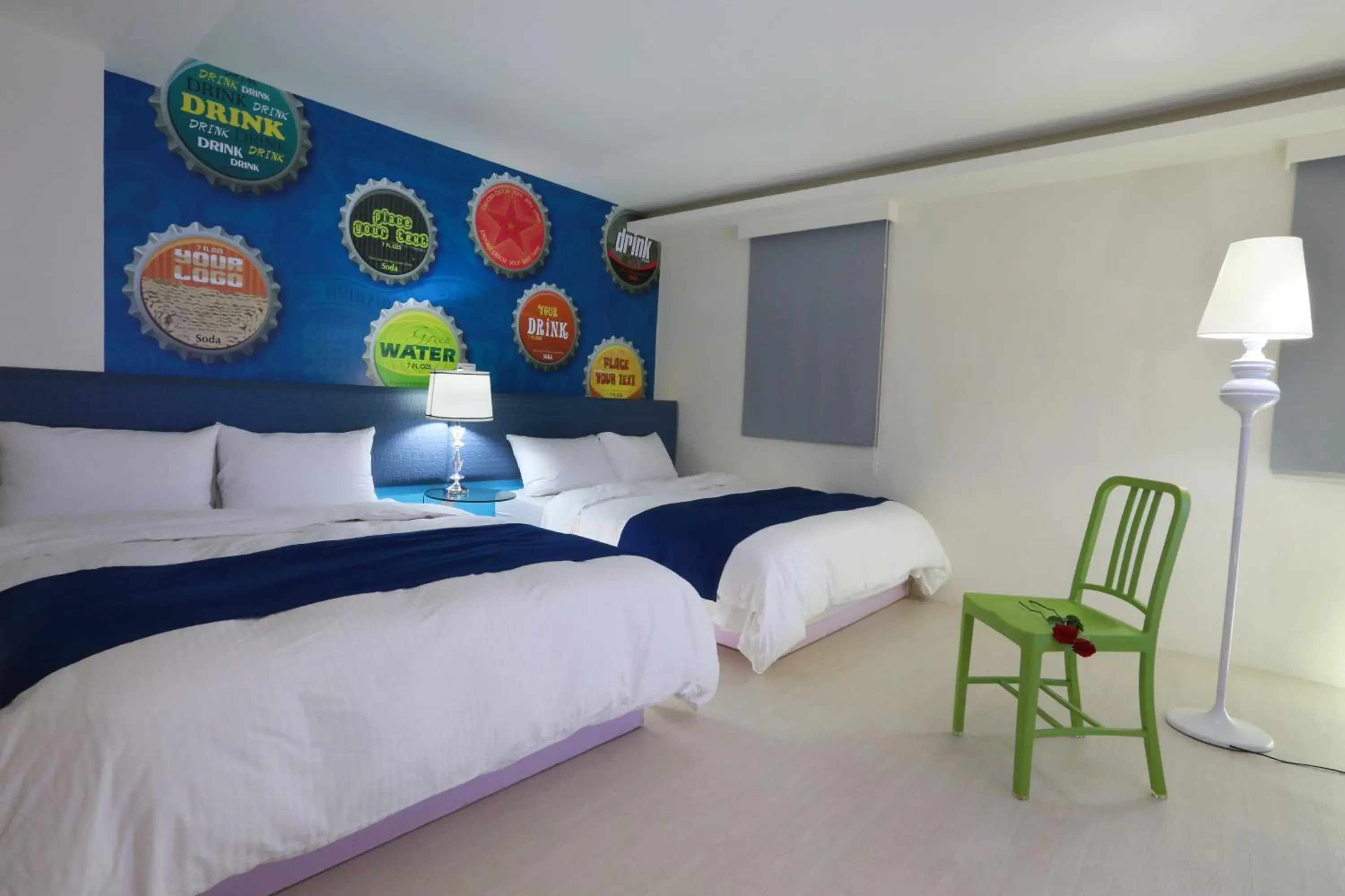 Bed in Guo Chen Hotel Bed in Guo Chen Hotel