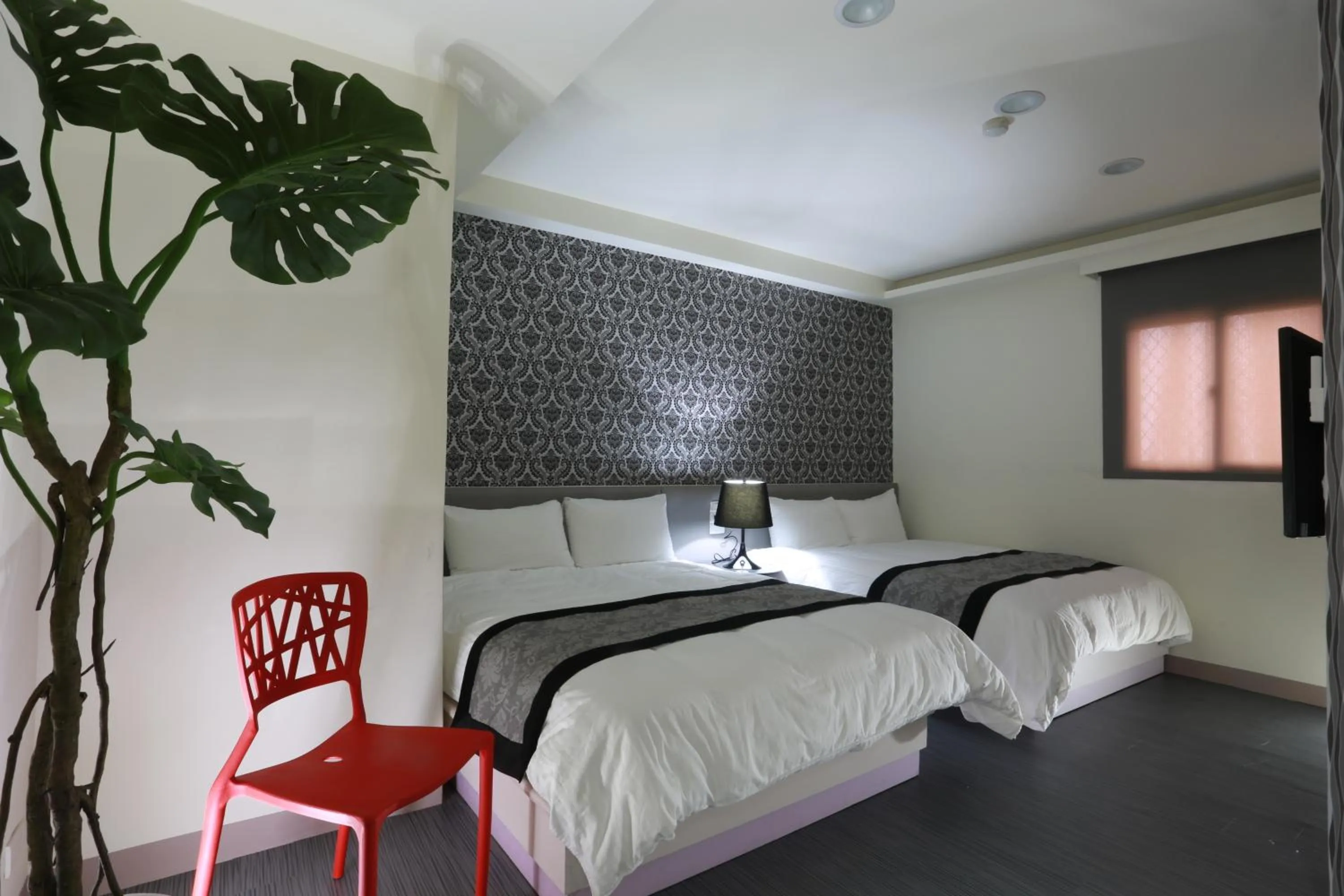 Bed in Guo Chen Hotel